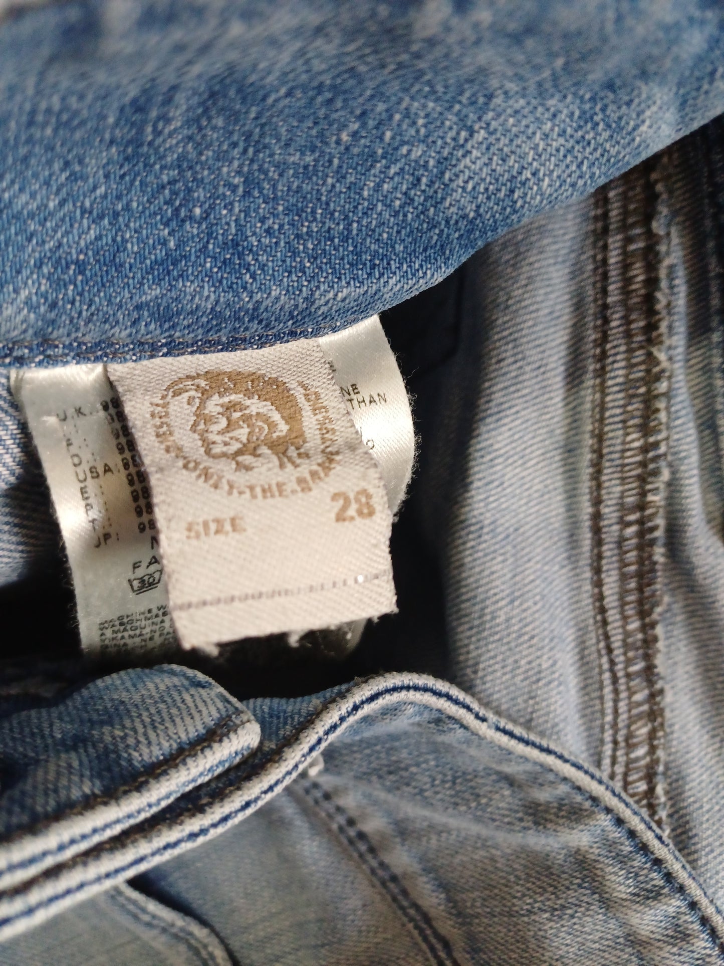 Diesel Hushy Light Wash Blue Skinny Slim Jeans W28 L28 - Very Good Condition