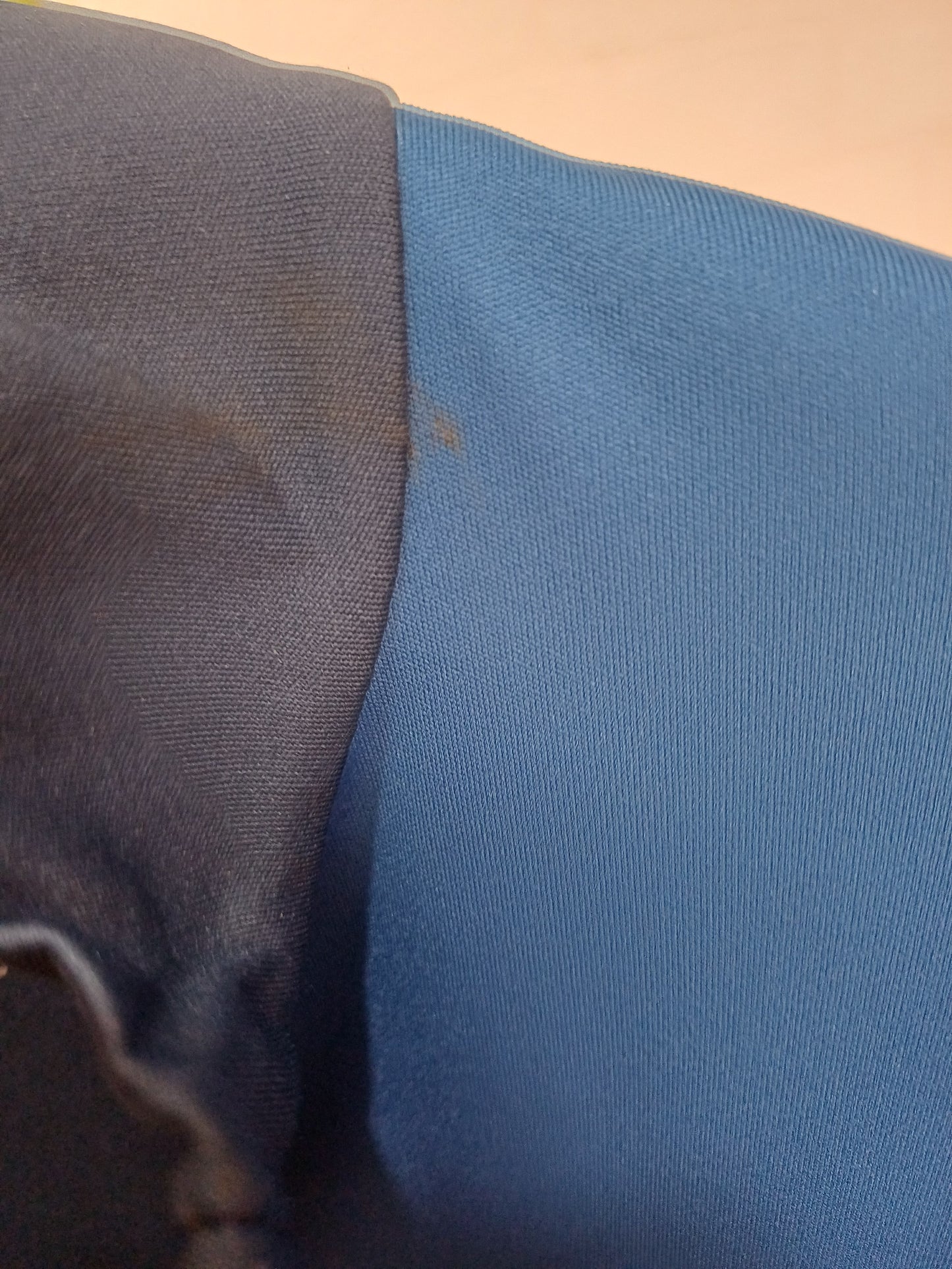 Vaude Navy Blue And Blue Cycling Jersey Medium 19" PTP - Good Condition