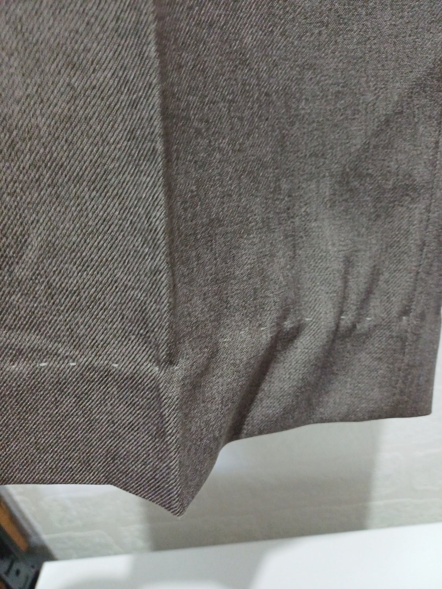Men's Trousers Farah Grey-Brown Smart W43 L29 - Very Good Condition