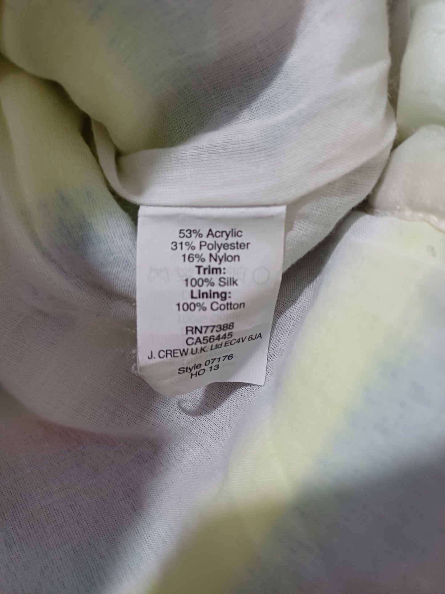 Women's Top J.Crew Multicoloured Festival Print US 2 / UK 6-10 - Very Good Condition
