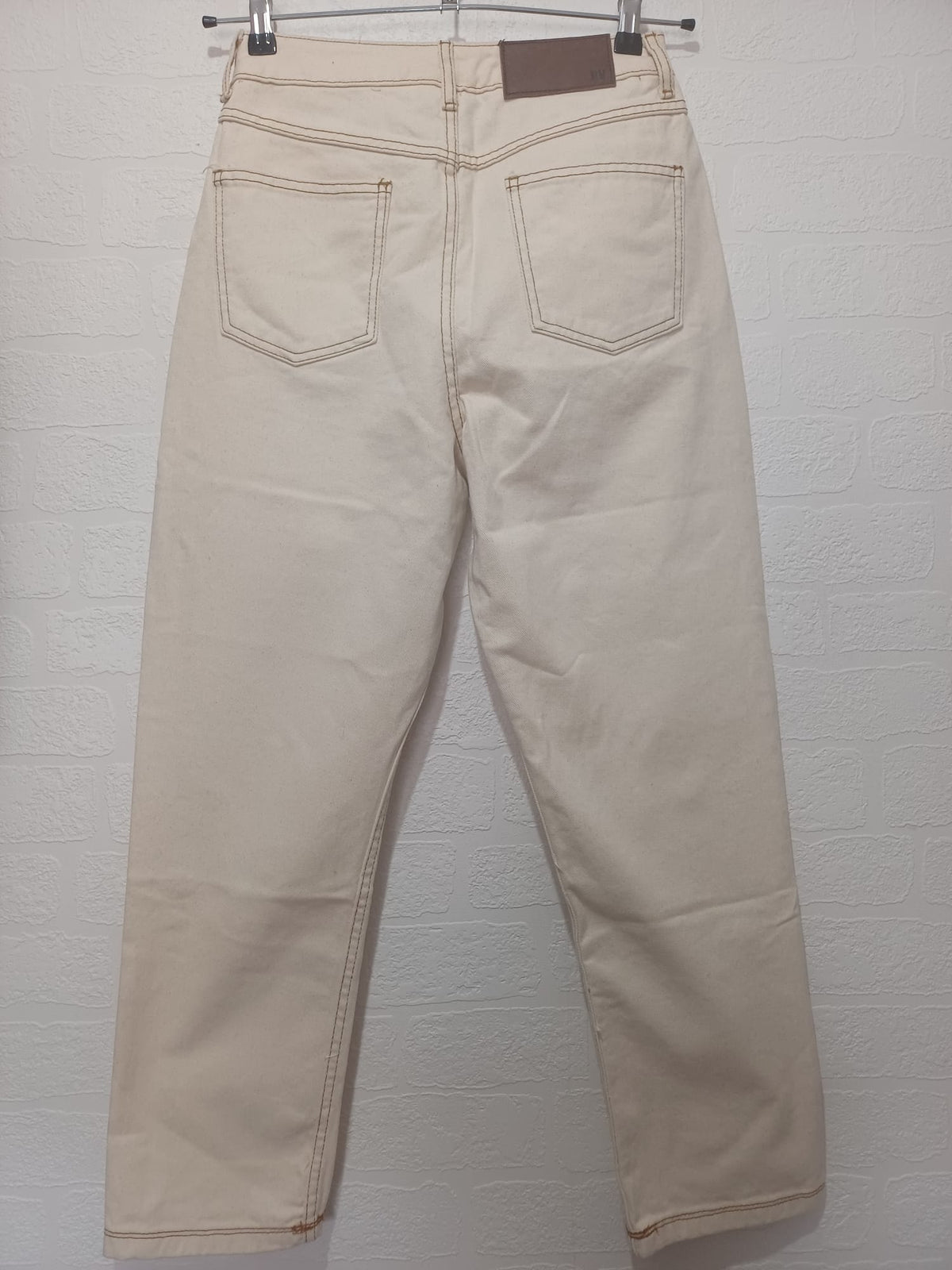 Women's Jeans Reclaimer Vintage Cream High Waist Straight Leg W28 L26 - Good Condition