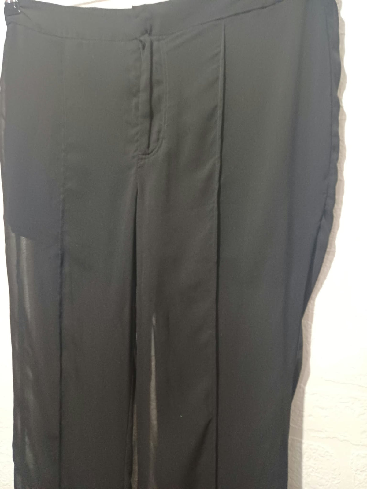 Women's Trousers Mistress Rocks Black Semi-Sheer Built-In Lining Size S Excellent Condition