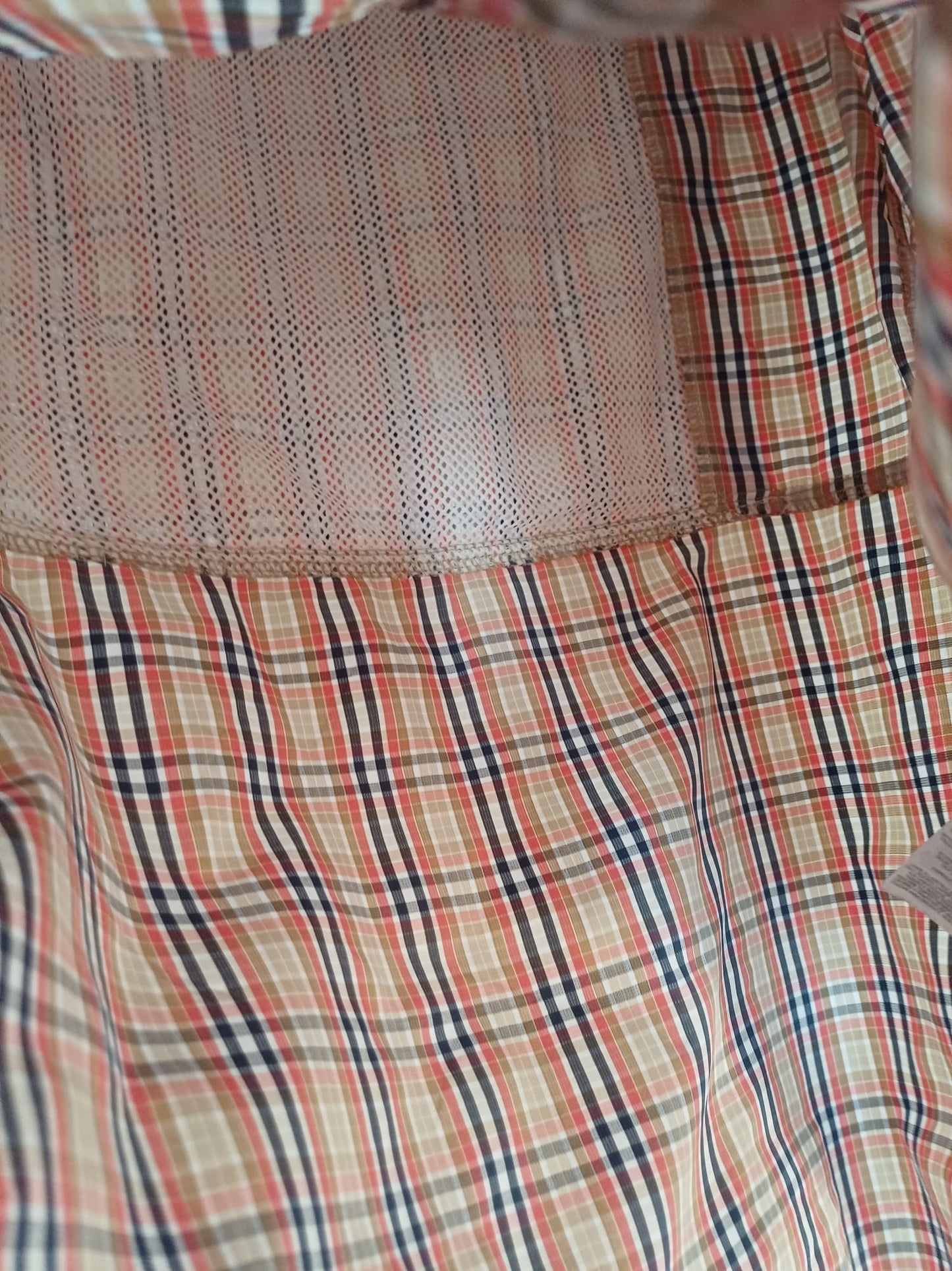 Men's Shirt Columbia Plaid Multi Colour Short Sleeve Outdoor Fishing Approx. 22" PTP 30" Length Approx. Size L - Very Good Condition