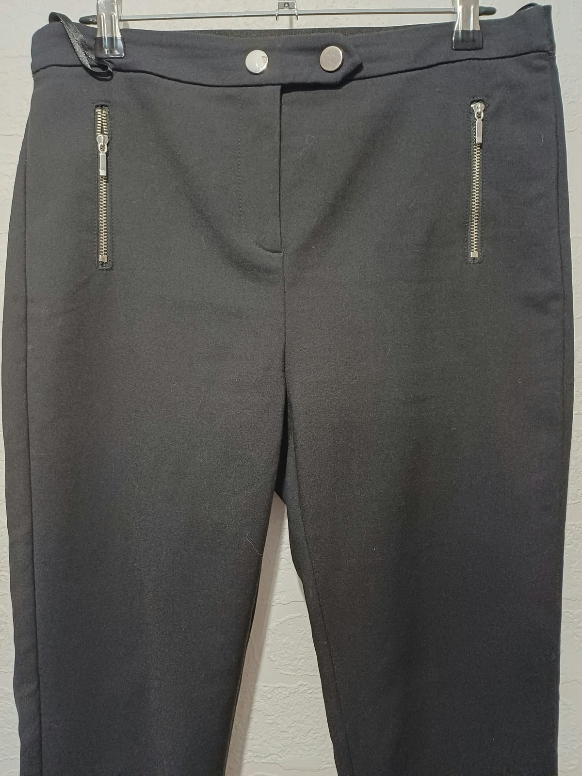 Women's Trousers Next Tailoring Black Faux Pocket Tailored Size 10R Very Good Condition
