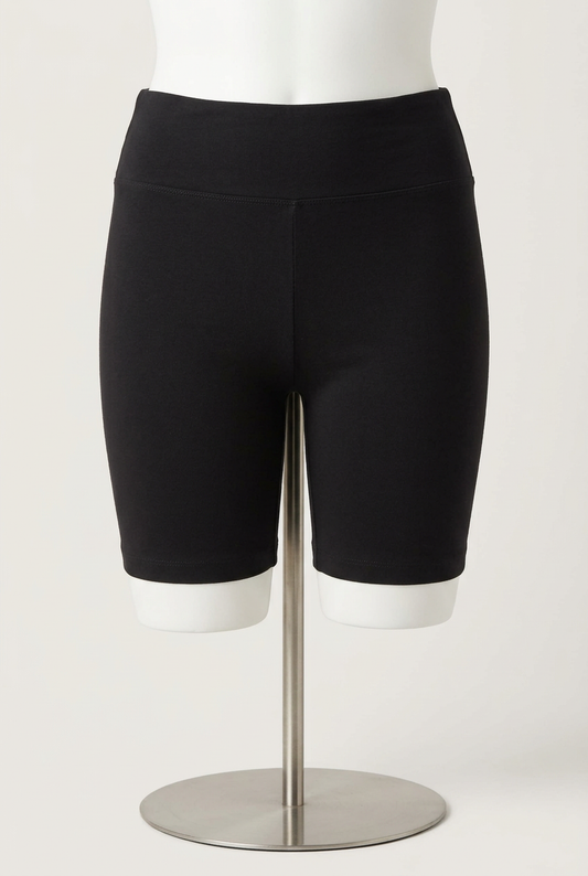 Women's Cycling Shorts V By Very Black High Waisted Size 16 New With Tags
