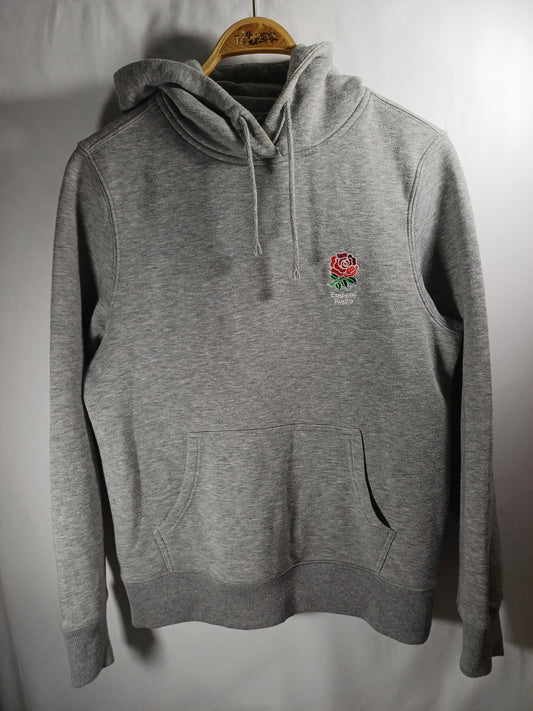 England Rugby Grey Hoodie Small 21" PTP - Good Condition