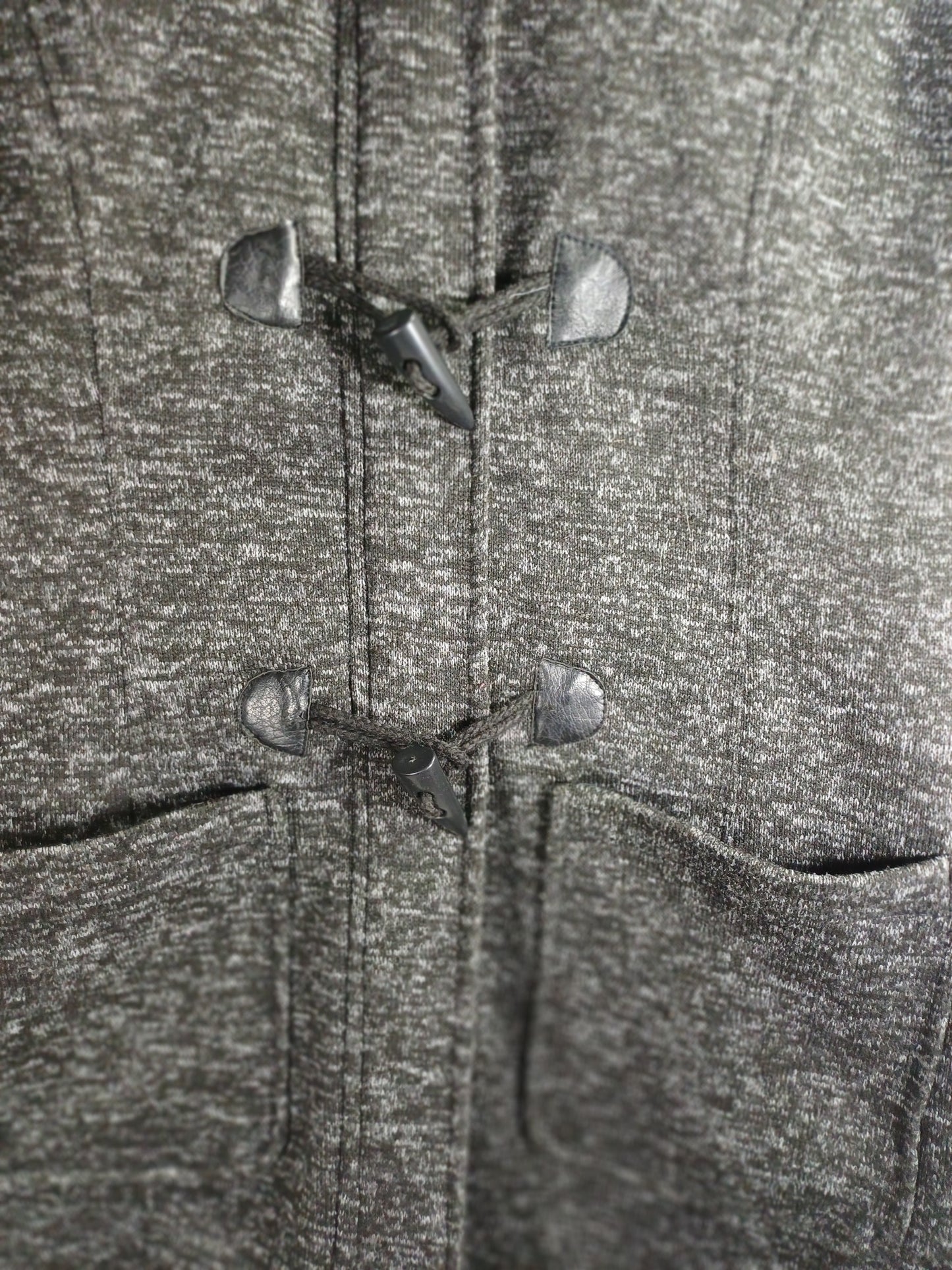 Yoki Women's Grey/Black Coat - Size L
