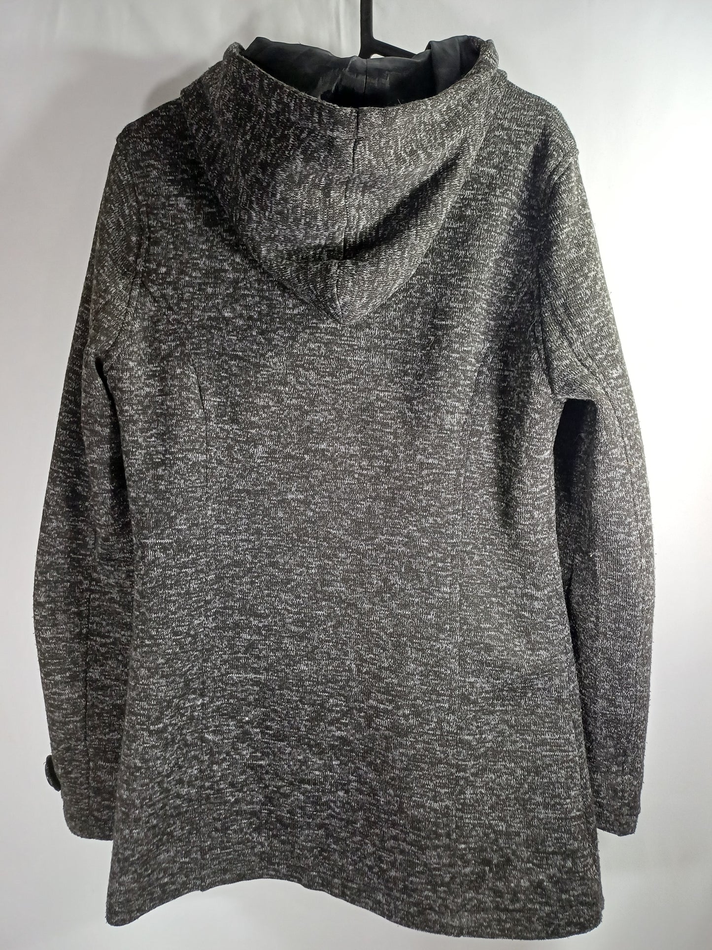 Yoki Women's Grey/Black Coat - Size L