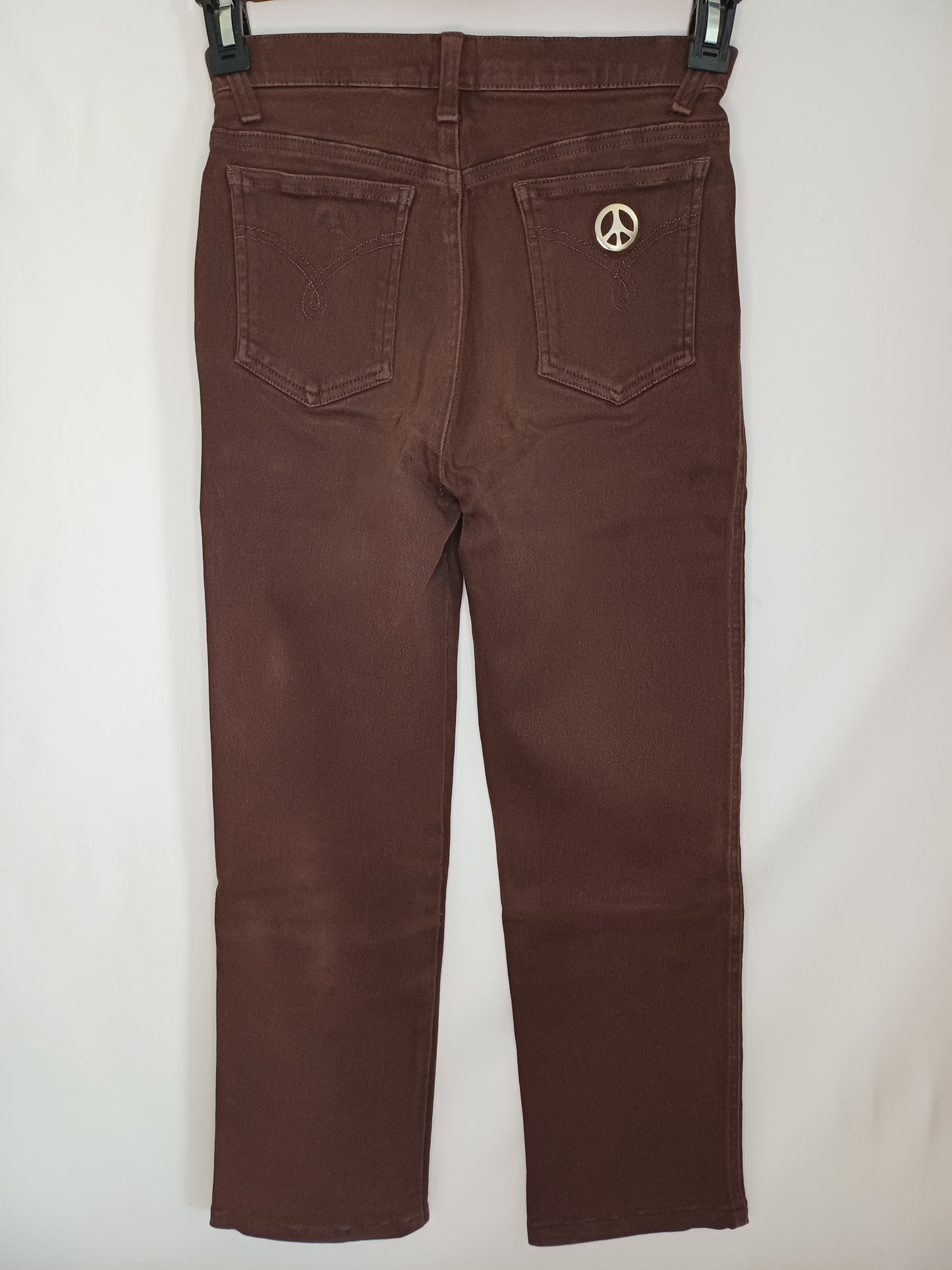 Moschino Women's Brown Jeans - W22 (Stretches to 28) L25 - Tag 28 - Good Condition