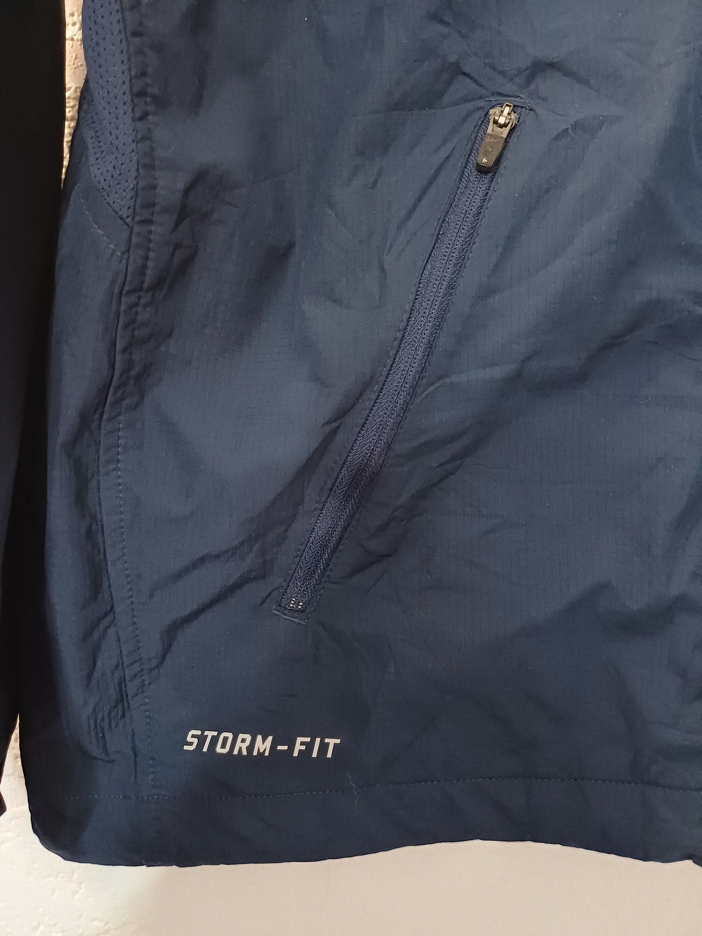Nike Illinois Storm-Fit Windbreaker Jacket - Navy/Orange - Size XS