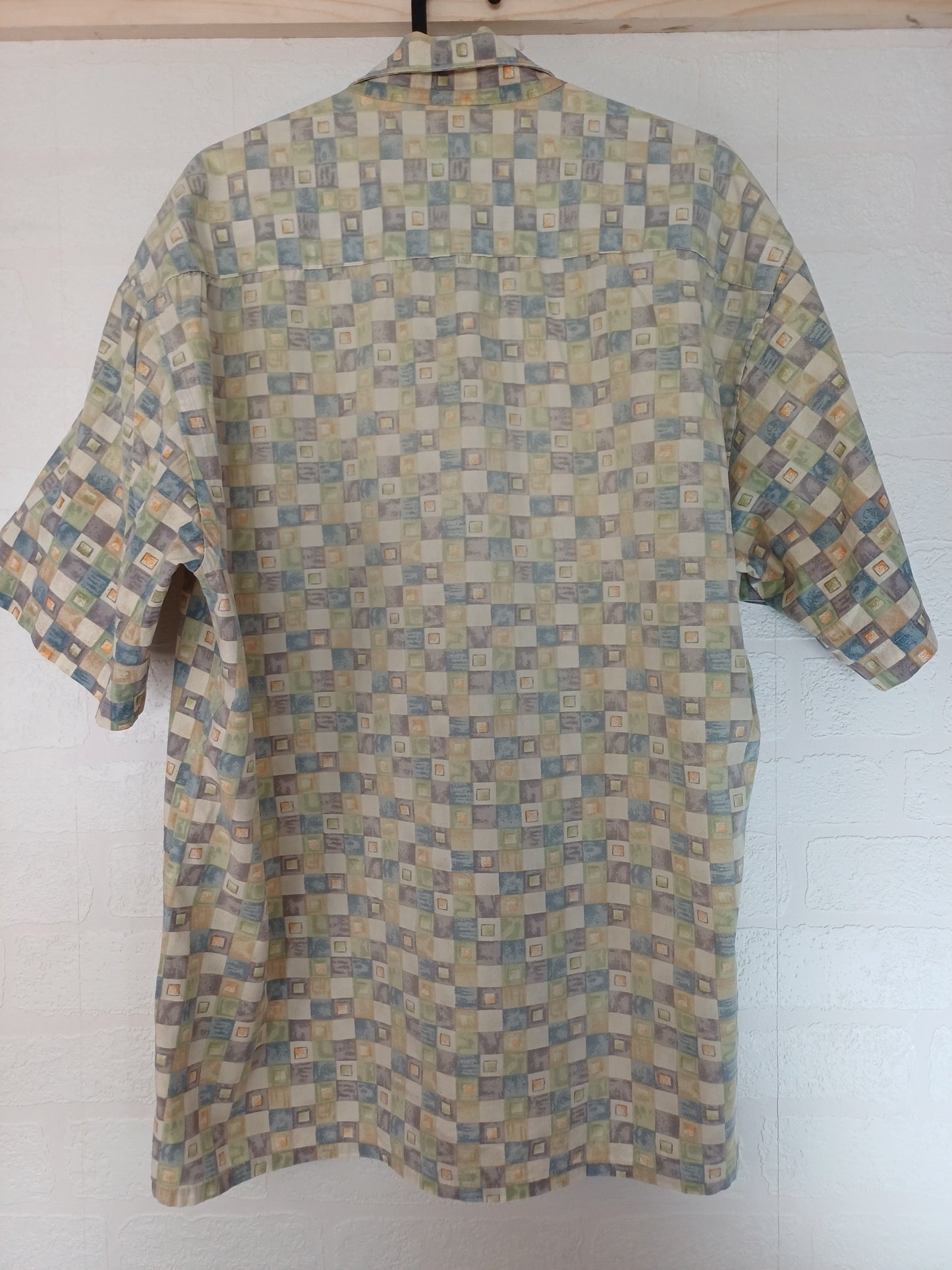 Via Veneto Multicolour Check Shirt Large 24" PTP - Very Good Condition