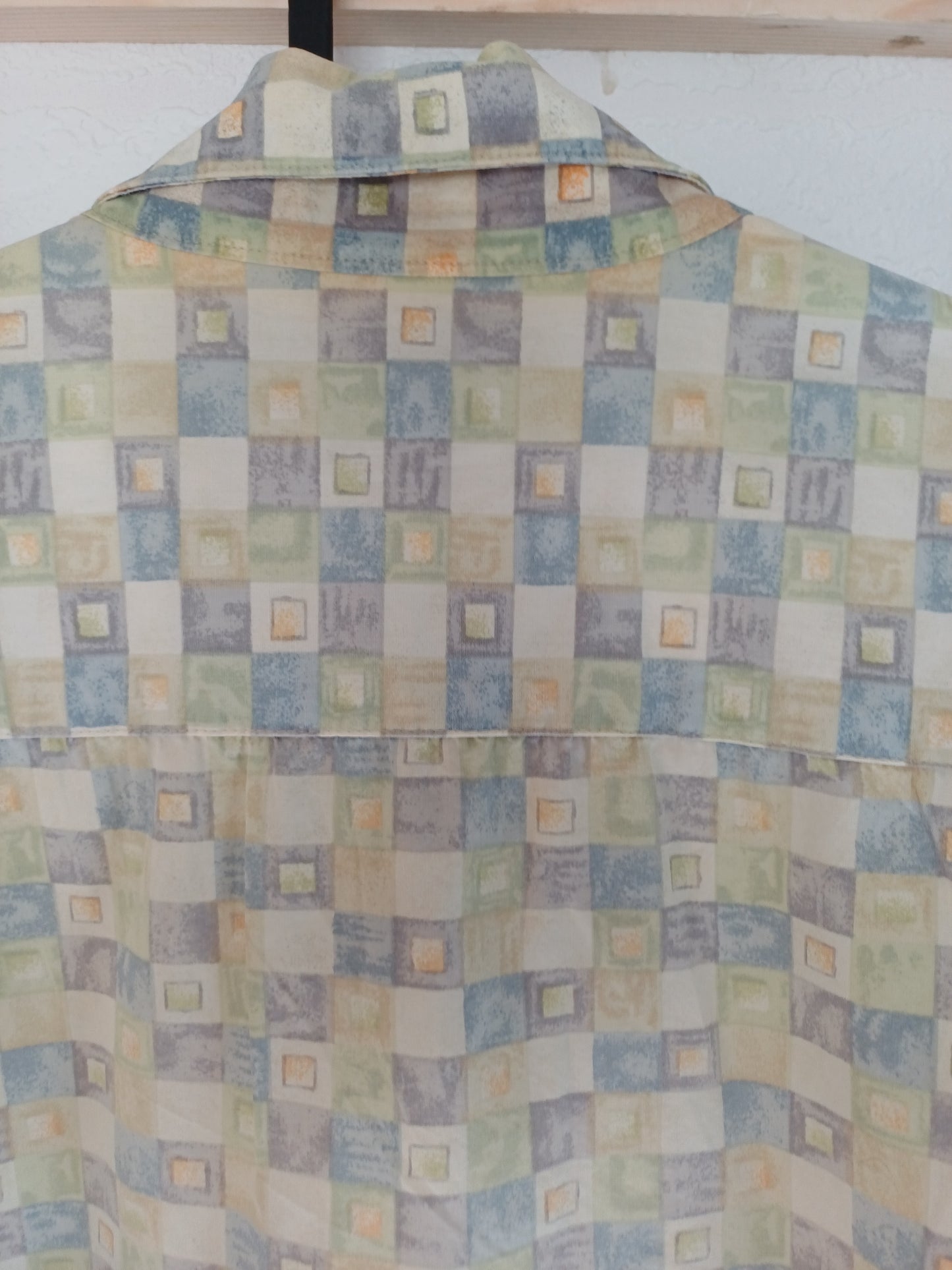 Via Veneto Multicolour Check Shirt Large 24" PTP - Very Good Condition