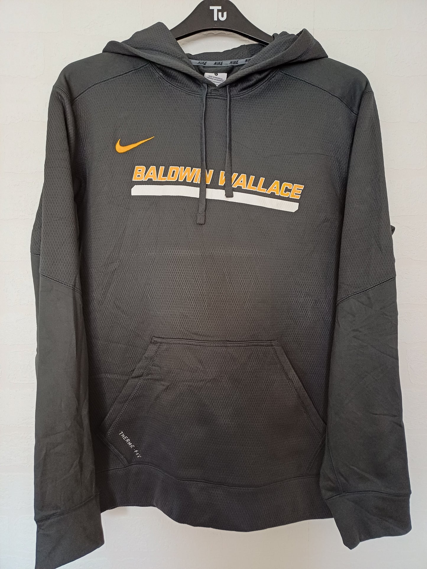 Nike Black Baldwin Wallace Therma-Fit Top Large 23" PTP - Good Condition