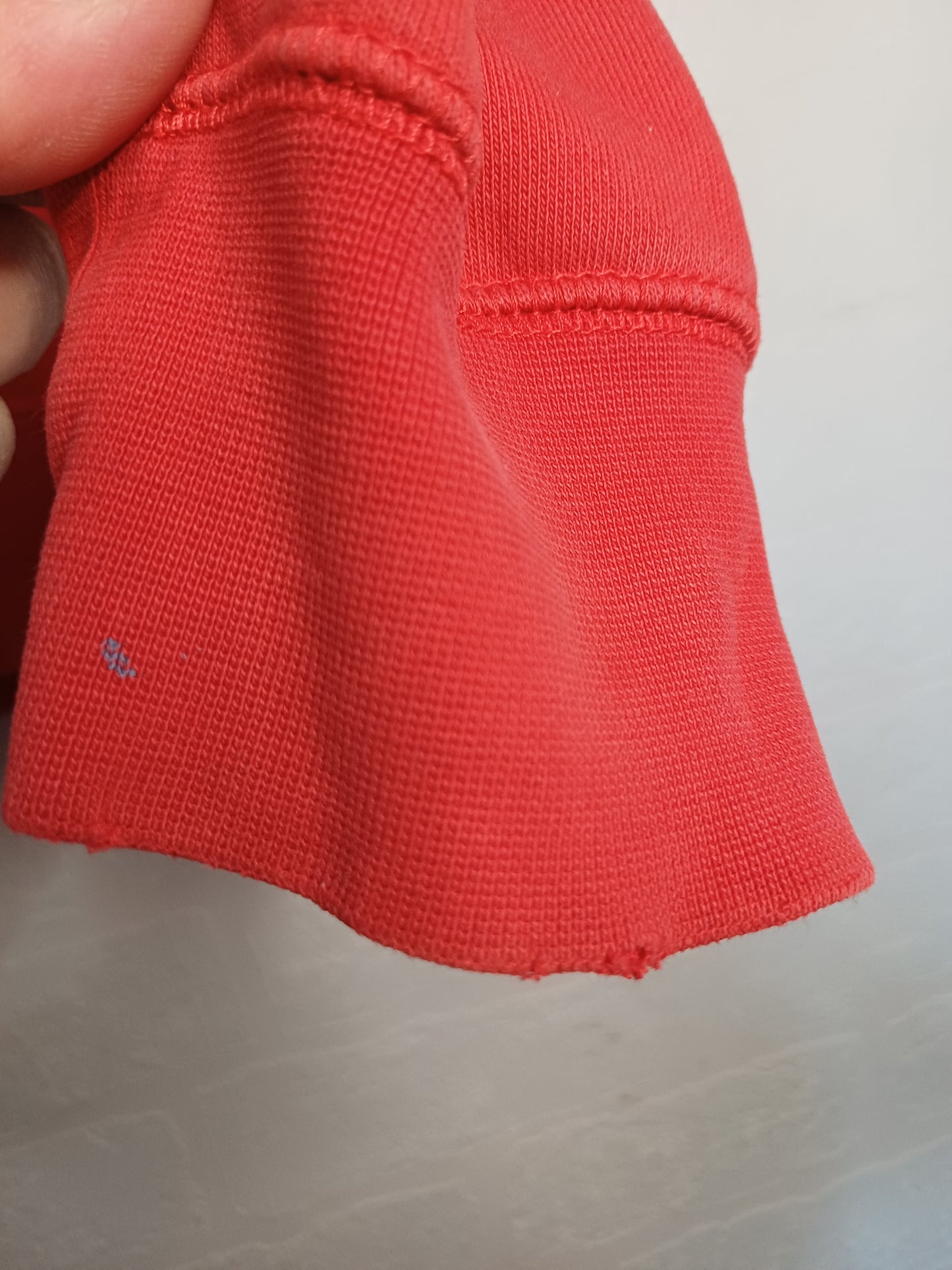 Nike Red 1/4 Zip Sweatshirt Large 24" PTP - Good Condition
