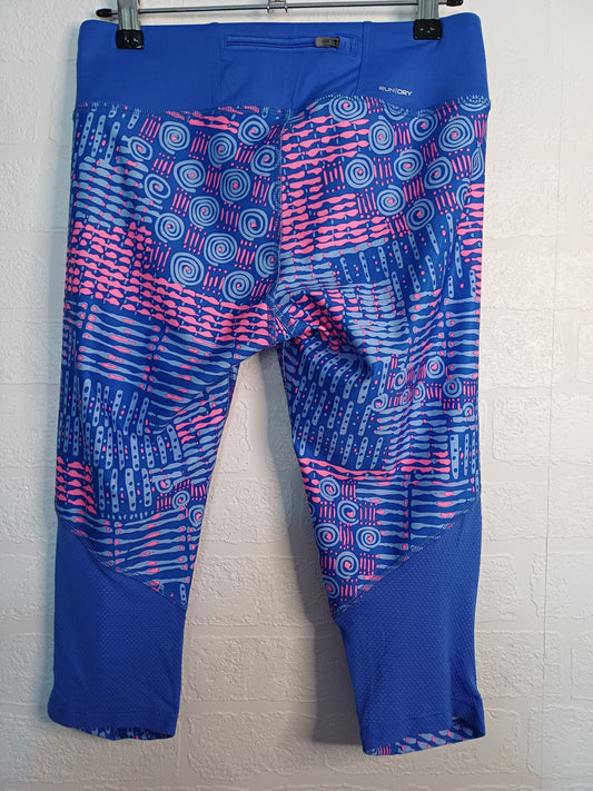 Saucony Blue and Pink Gym Shorts Medium - Like New Condition
