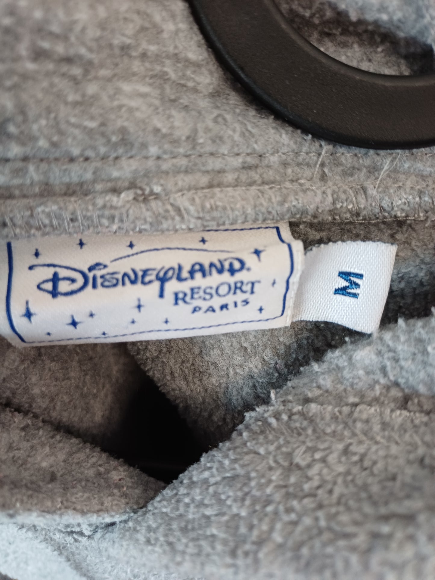 Disneyland Paris Grey Tigger Fleece Hoodie Medium 22" PTP - Good Condition