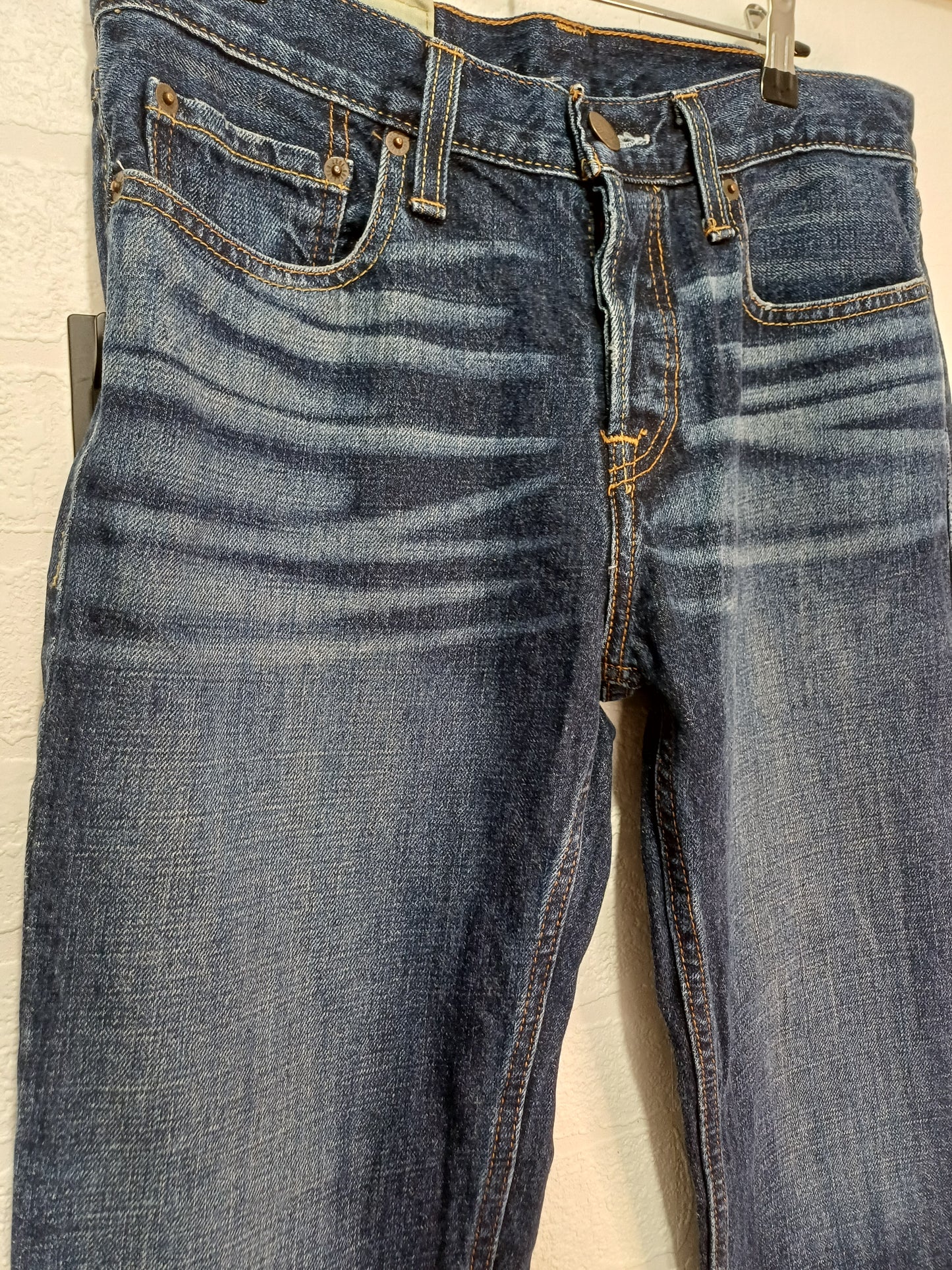 Hollister Blue Straight Fit Jeans 30W 30L - Very Good Condition