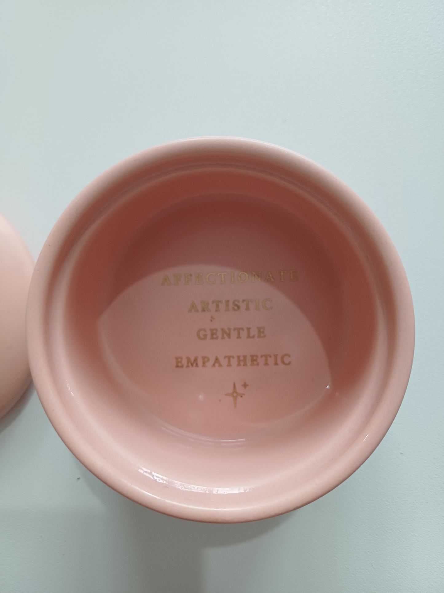 Pisces Pink Trinket Box - Good Condition