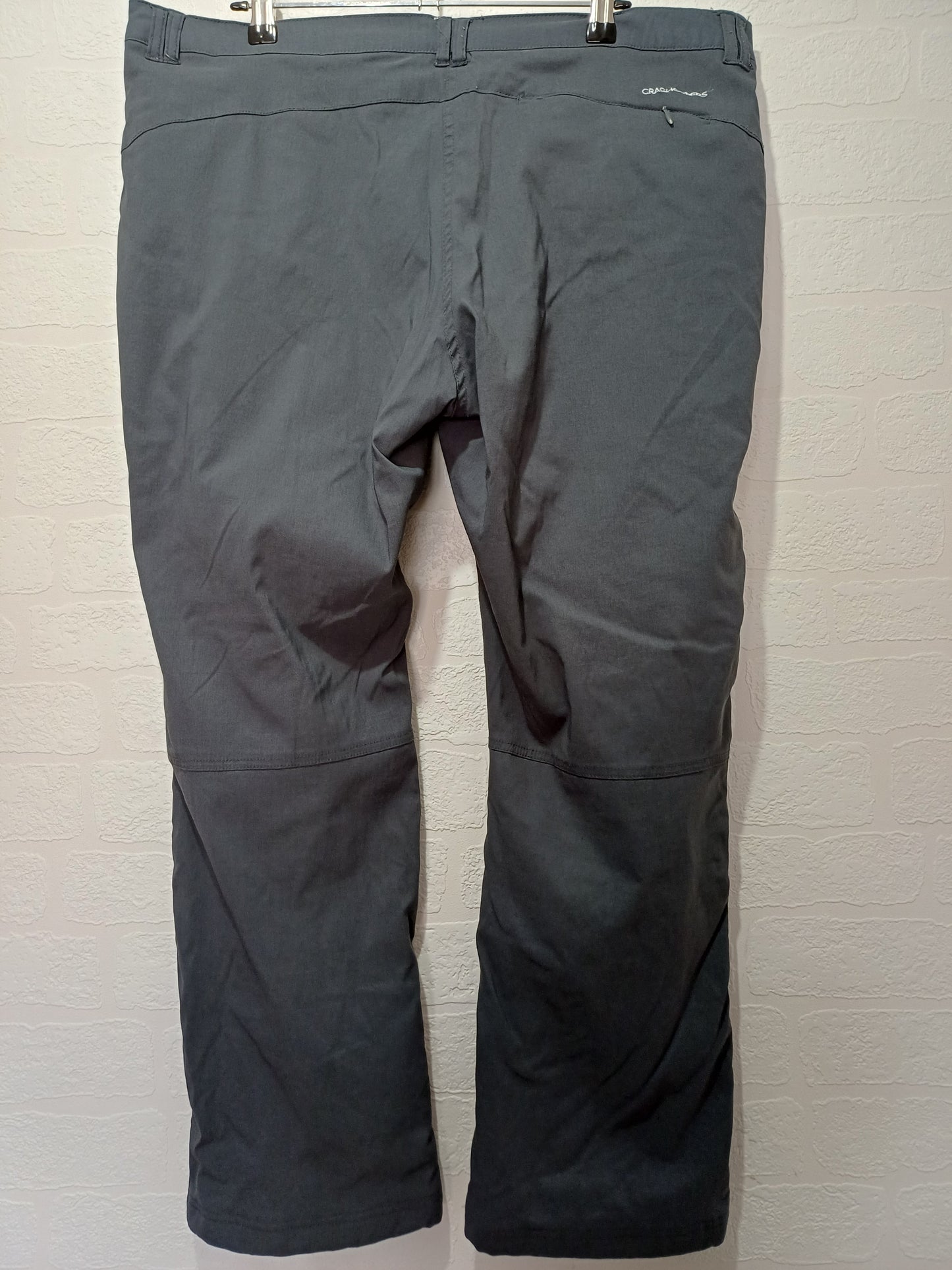 Women's Charcoal Grey Cargo Bottoms Size 18 40W 27L - Very Good Condition