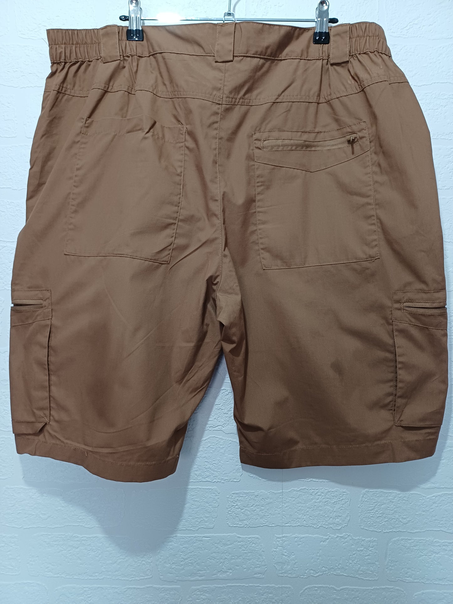 Mountain Warehouse Fudge Brown Men's Cargo Shorts 42W 23" - Very Good Condition