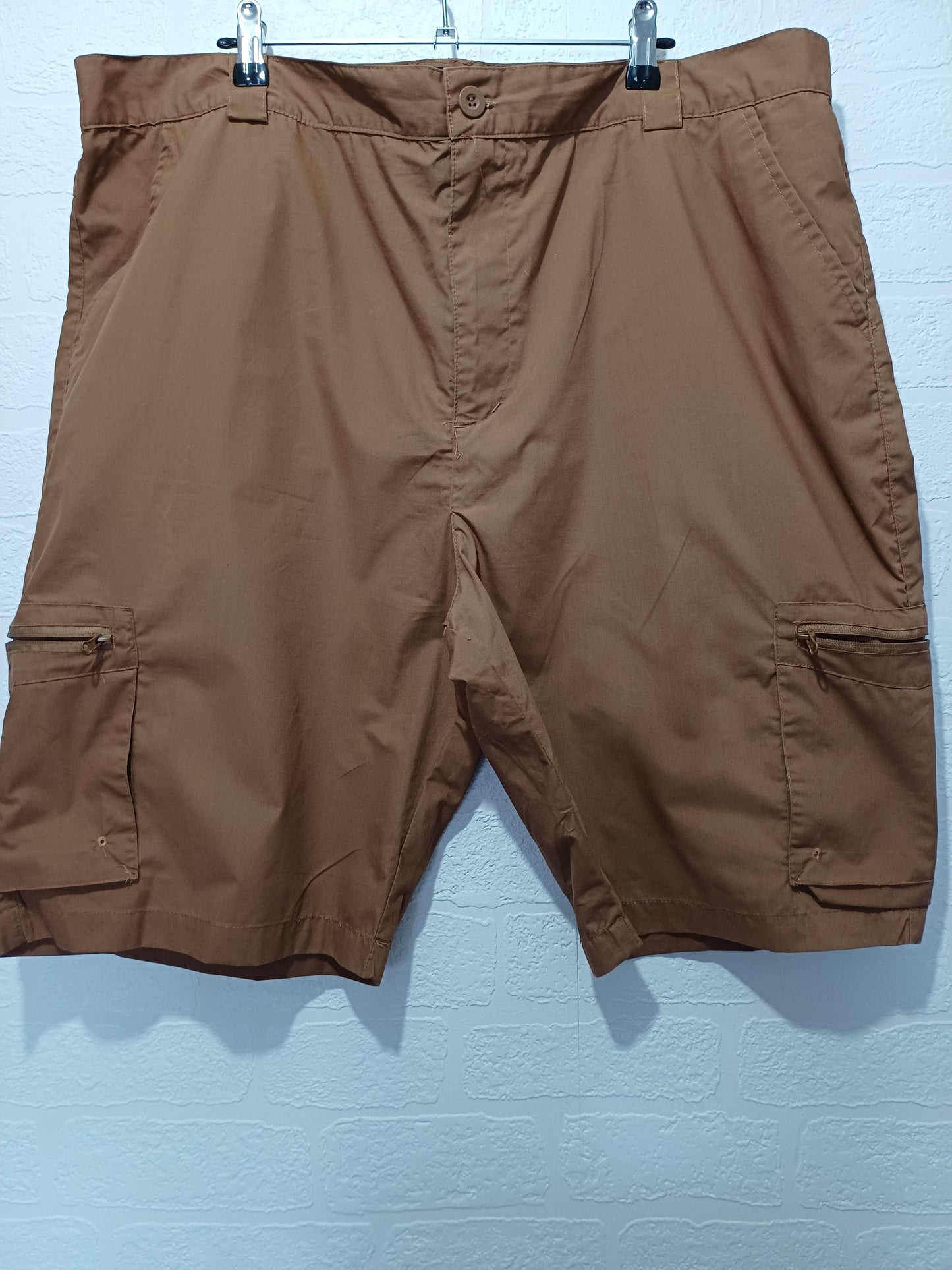 Mountain Warehouse Fudge Brown Men's Cargo Shorts 42W 23" - Very Good Condition