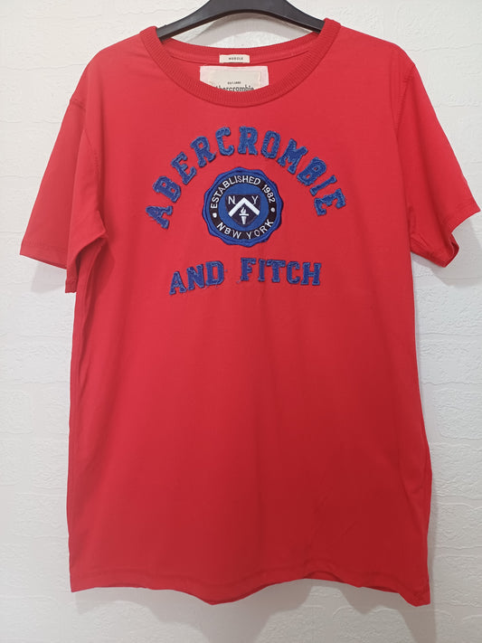 Abercrombie & Fitch Muscle Fit T-Shirt Large 20" PTP - Very Good Condition