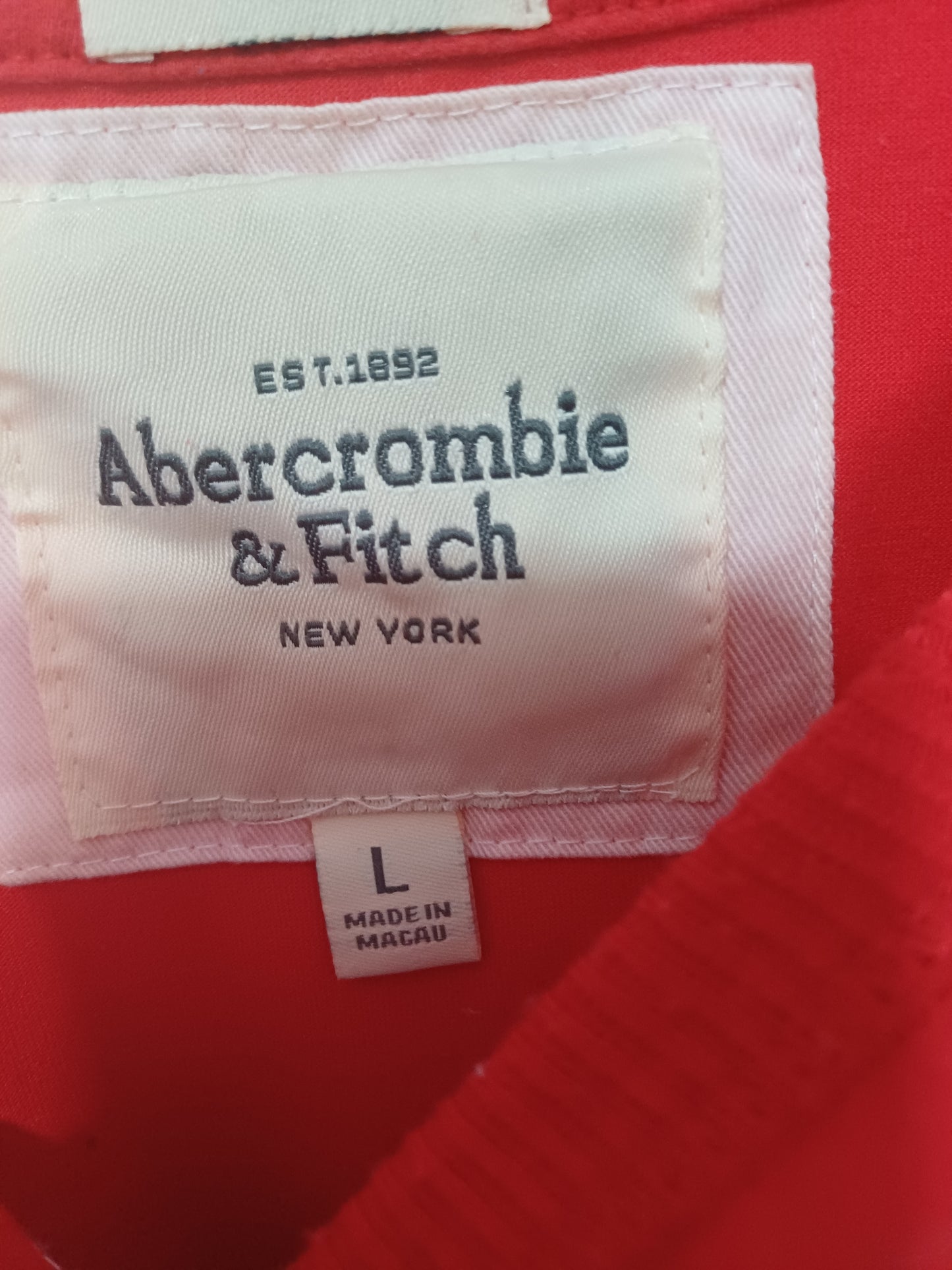 Abercrombie & Fitch Muscle Fit T-Shirt Large 20" PTP - Very Good Condition