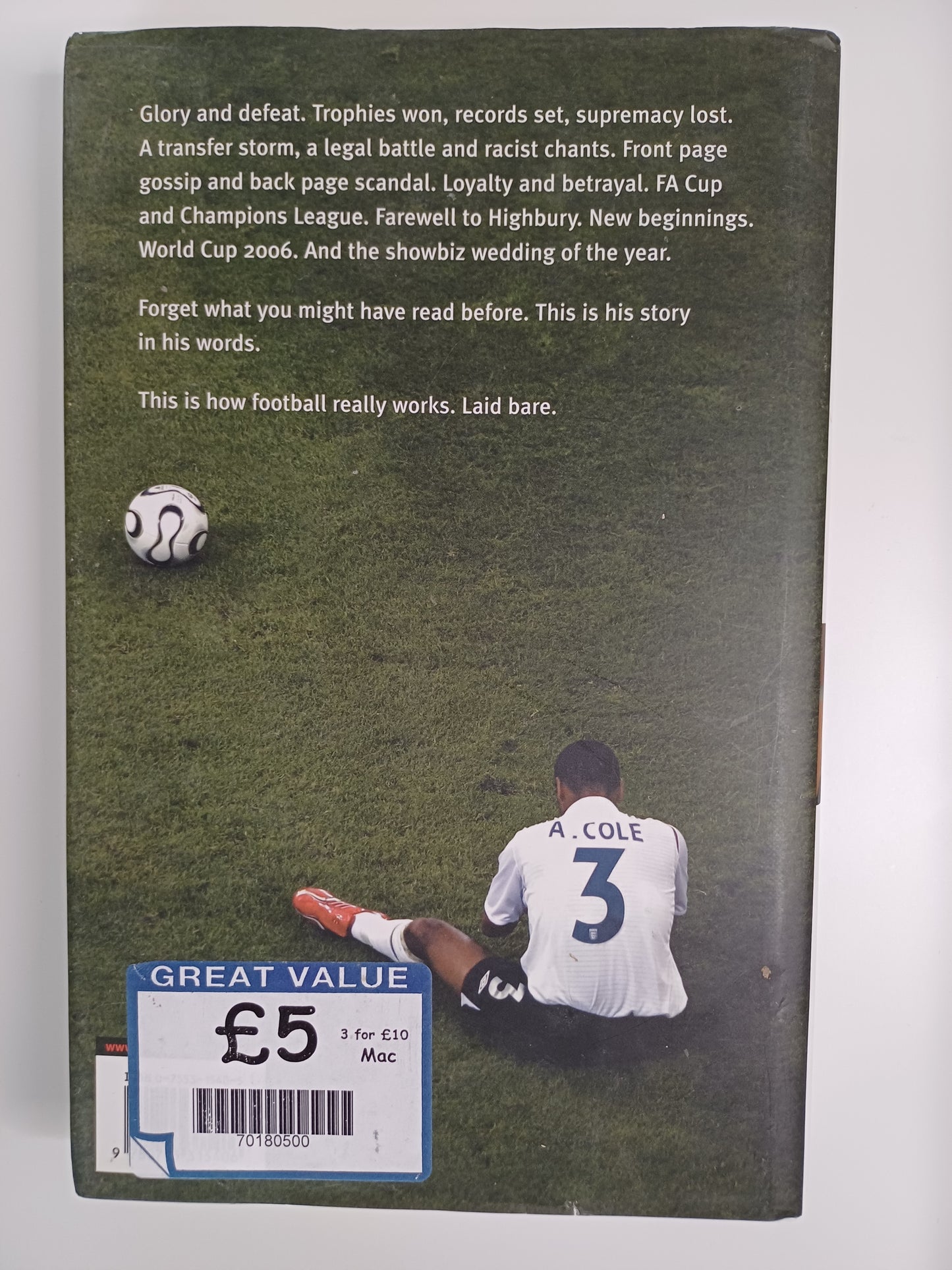 Ashley Cole My Defence - Good Condition