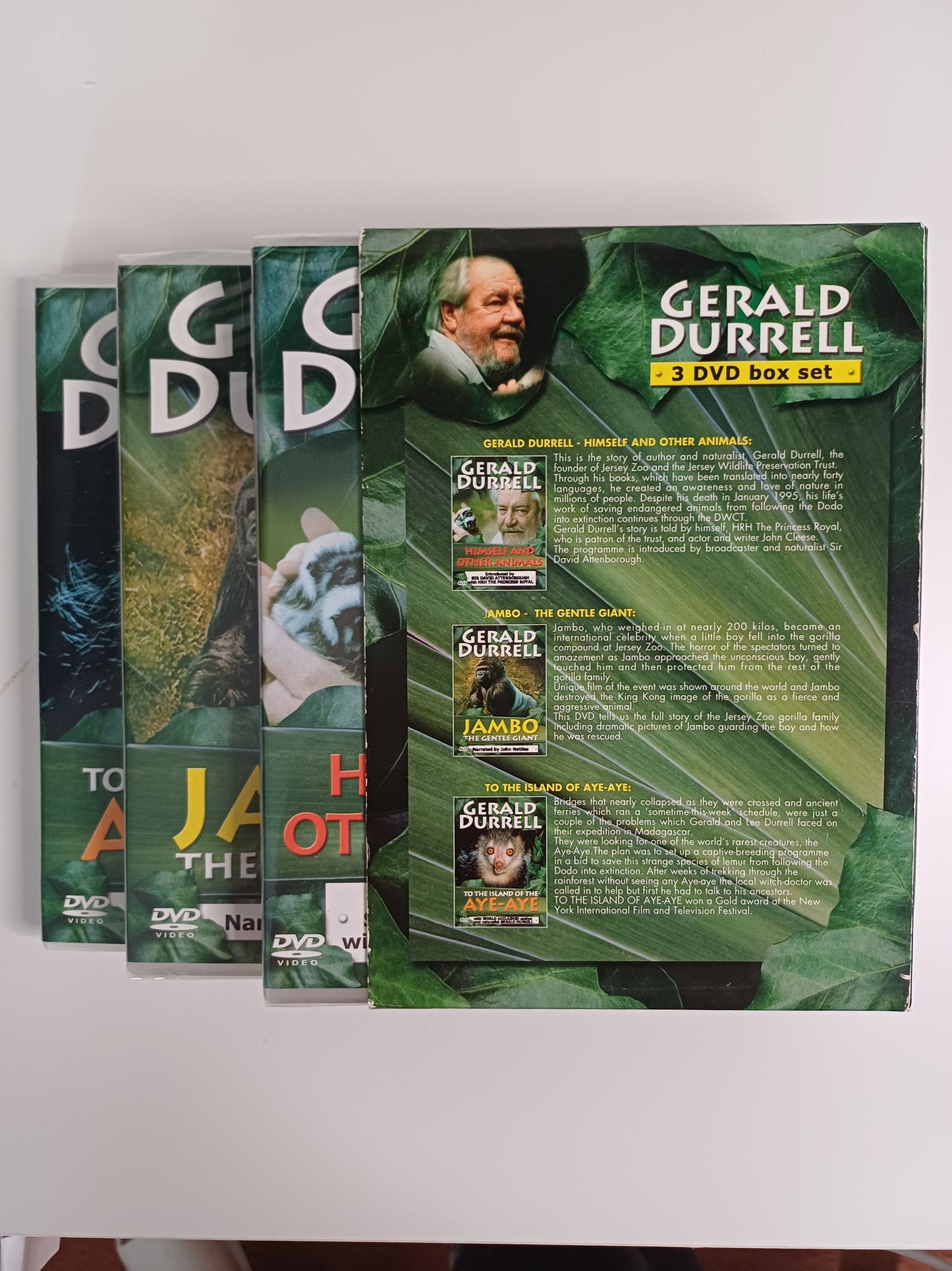 Gerald Durrell 3 DVD Box Set - Good Condition