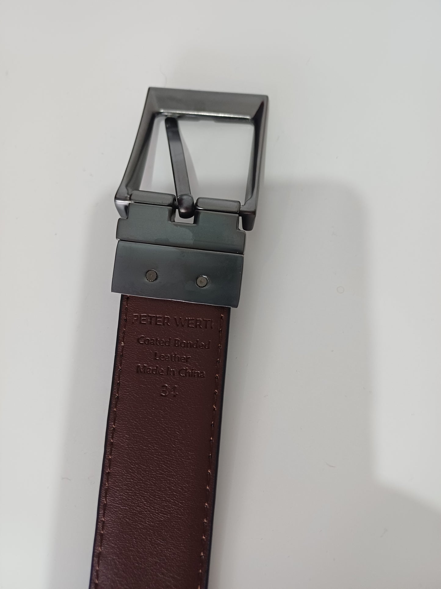 Peter Werth Black Belt Size 34 - Like New Condition