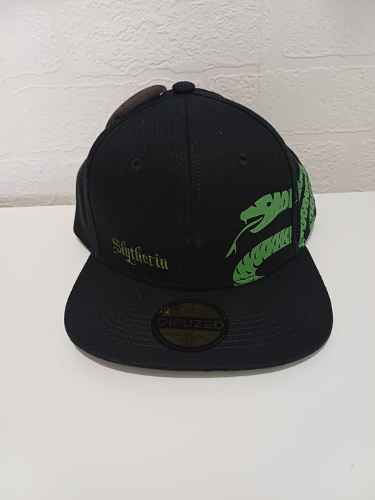 Harry Potter Black and Green Snake Baseball Cap One Size - Brand New With Tags