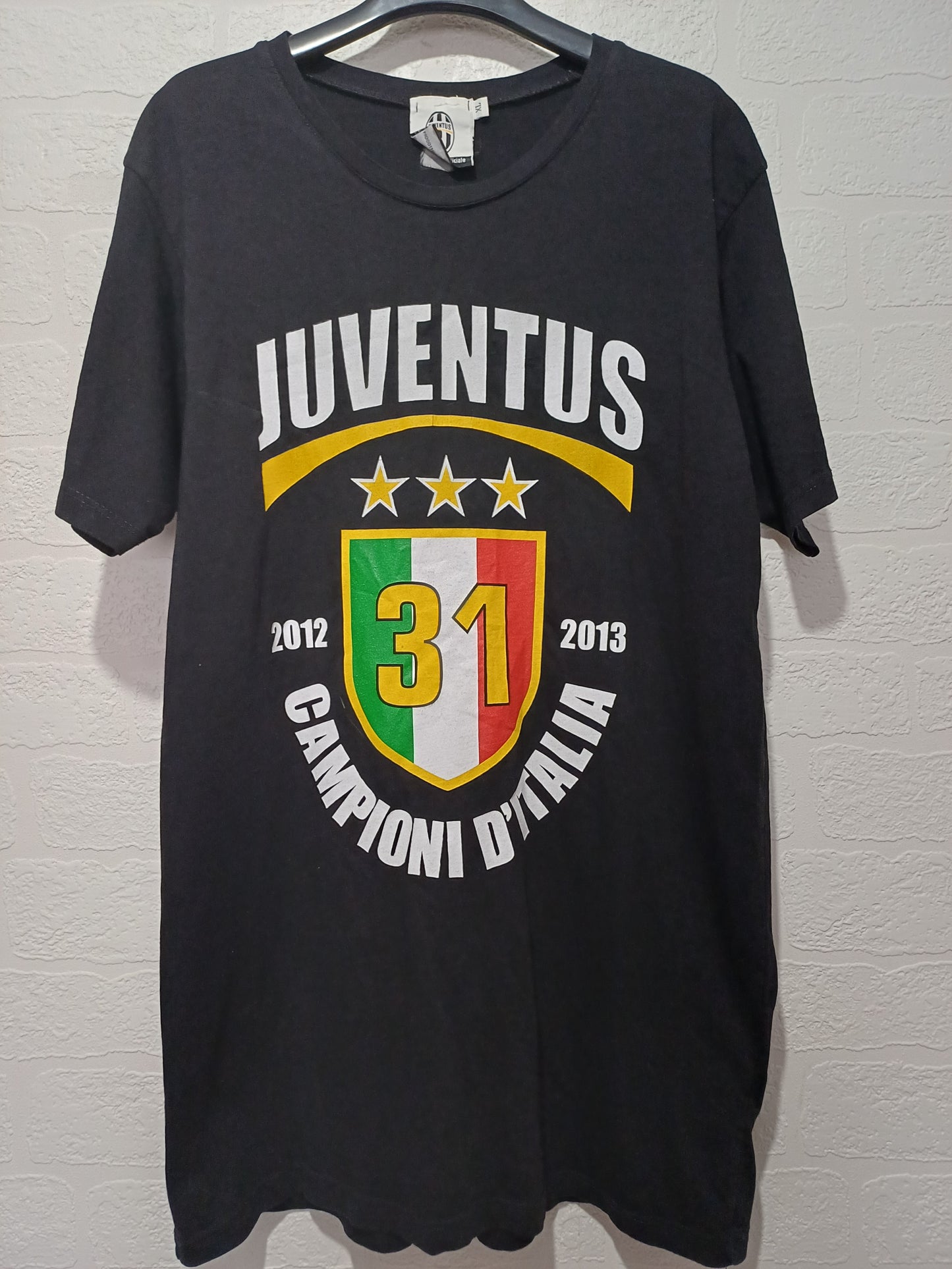 Juventus Campioni D'Italia 2012-13 T-Shirt XL (Fits M-L) 20" PTP - Very Good Condition
