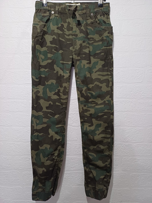 Levi's Women's Dark Green Camo Jogger Trousers W28 L25 - Very Good Condition