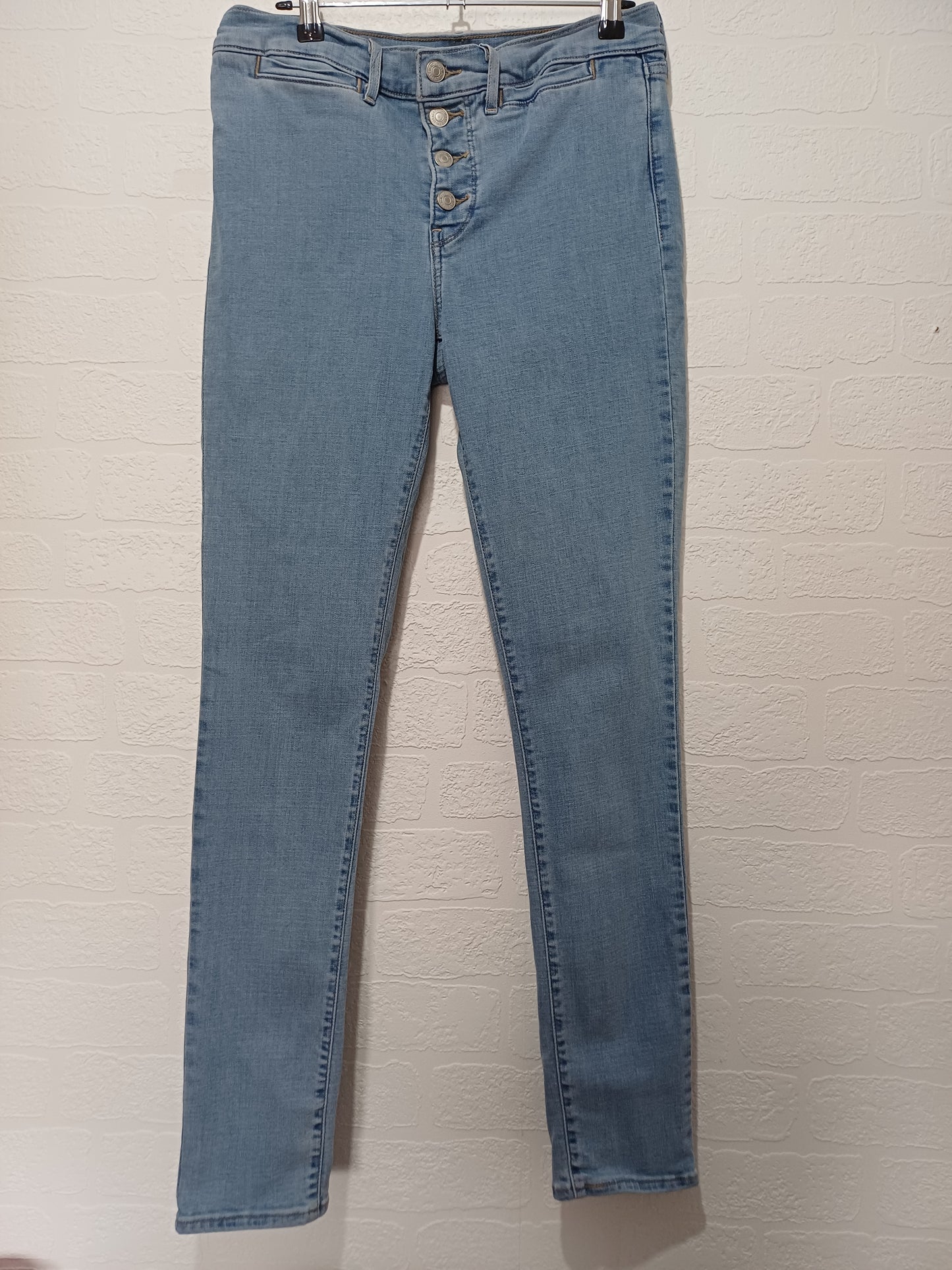 Levi's 311 Shaping Skinny Light Blue Wash Jeans W30 L30 - Very Good Condition