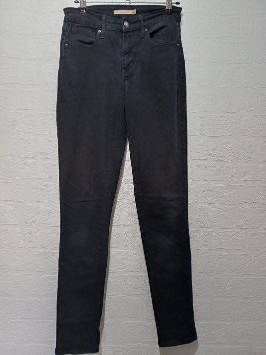 Levi's Black 721 High Rise Skinny Jeans W26 26" Waist - Good Condition