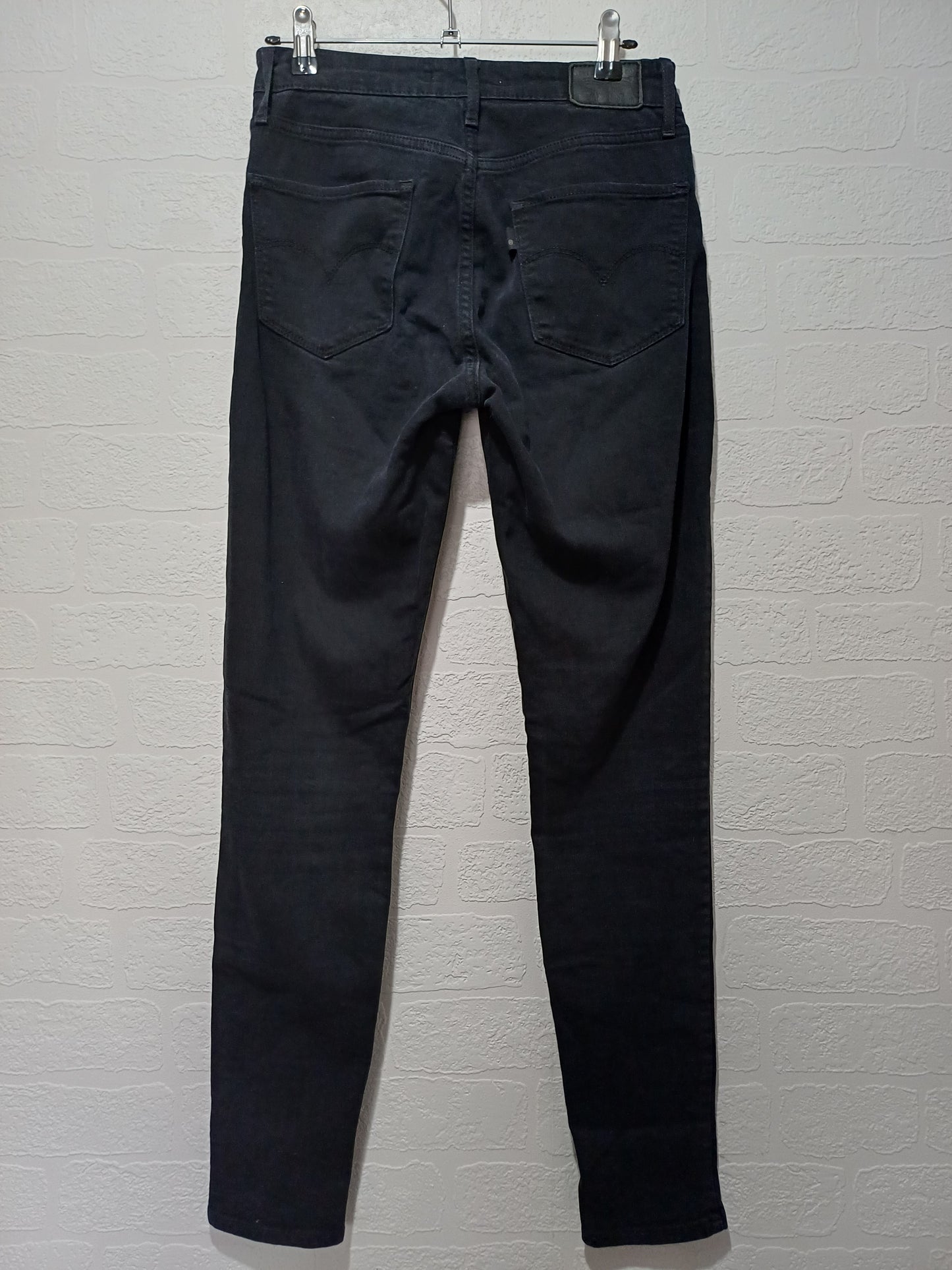 Levi's Black 721 High Rise Skinny Jeans W26 26" Waist - Good Condition