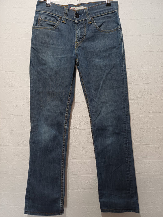 Levi's Blue Wash 511 Slim Fit Jeans Approx 29W 27L - Good Condition
