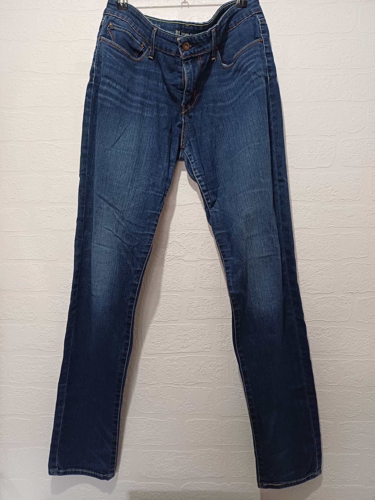 Levi's Blue Skinny Fit Jeans Approx 34W 31L - Good Condition