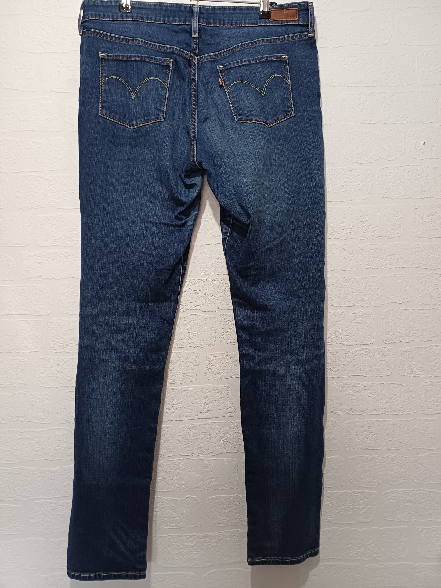 Levi's Blue Skinny Fit Jeans Approx 34W 31L - Good Condition
