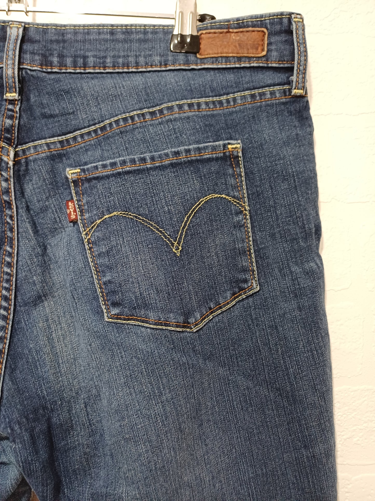 Levi's Blue Skinny Fit Jeans Approx 34W 31L - Good Condition