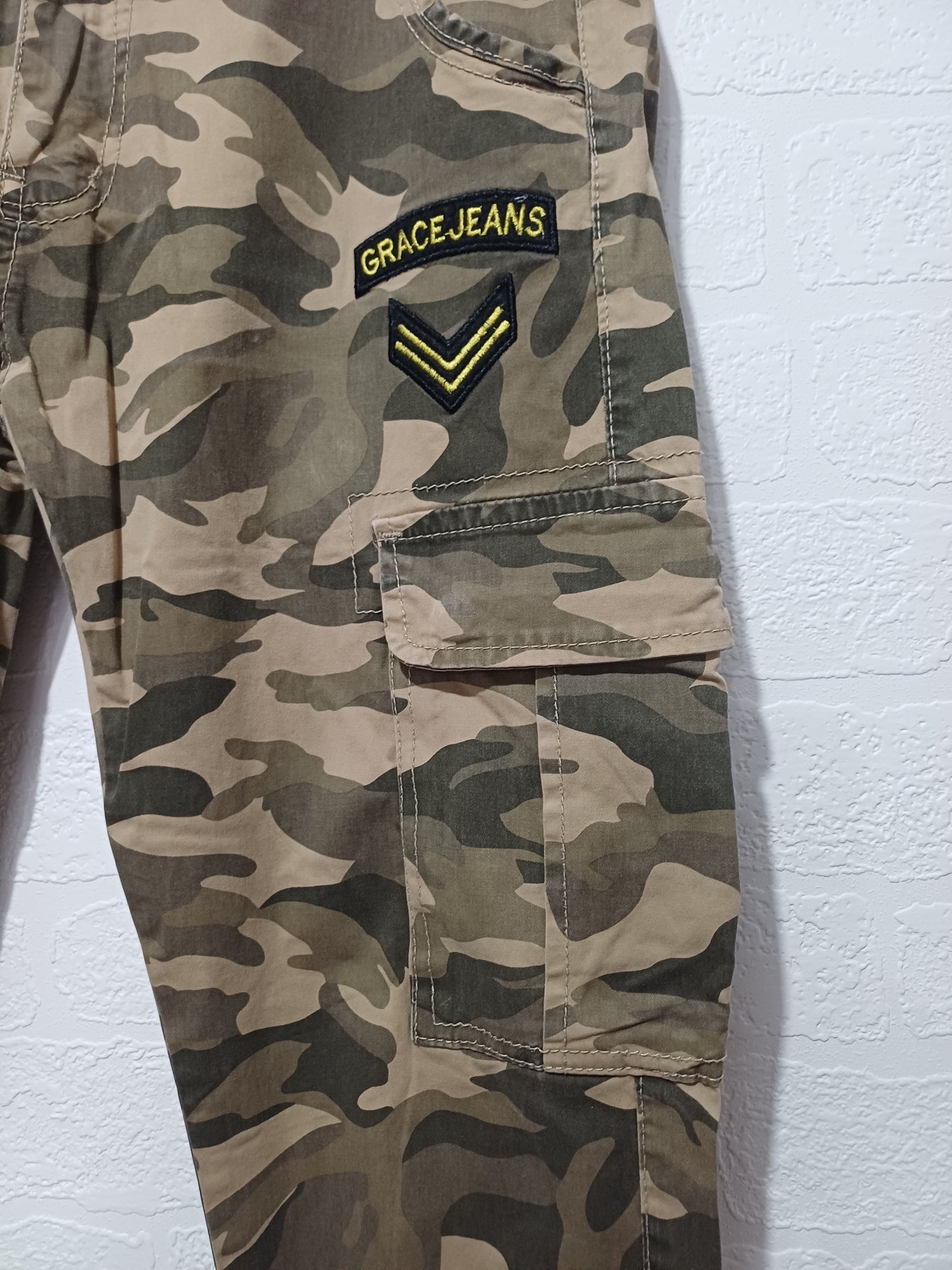 Egret Camo Cargo Joggers Approx 30W 29L - Very Good Condition