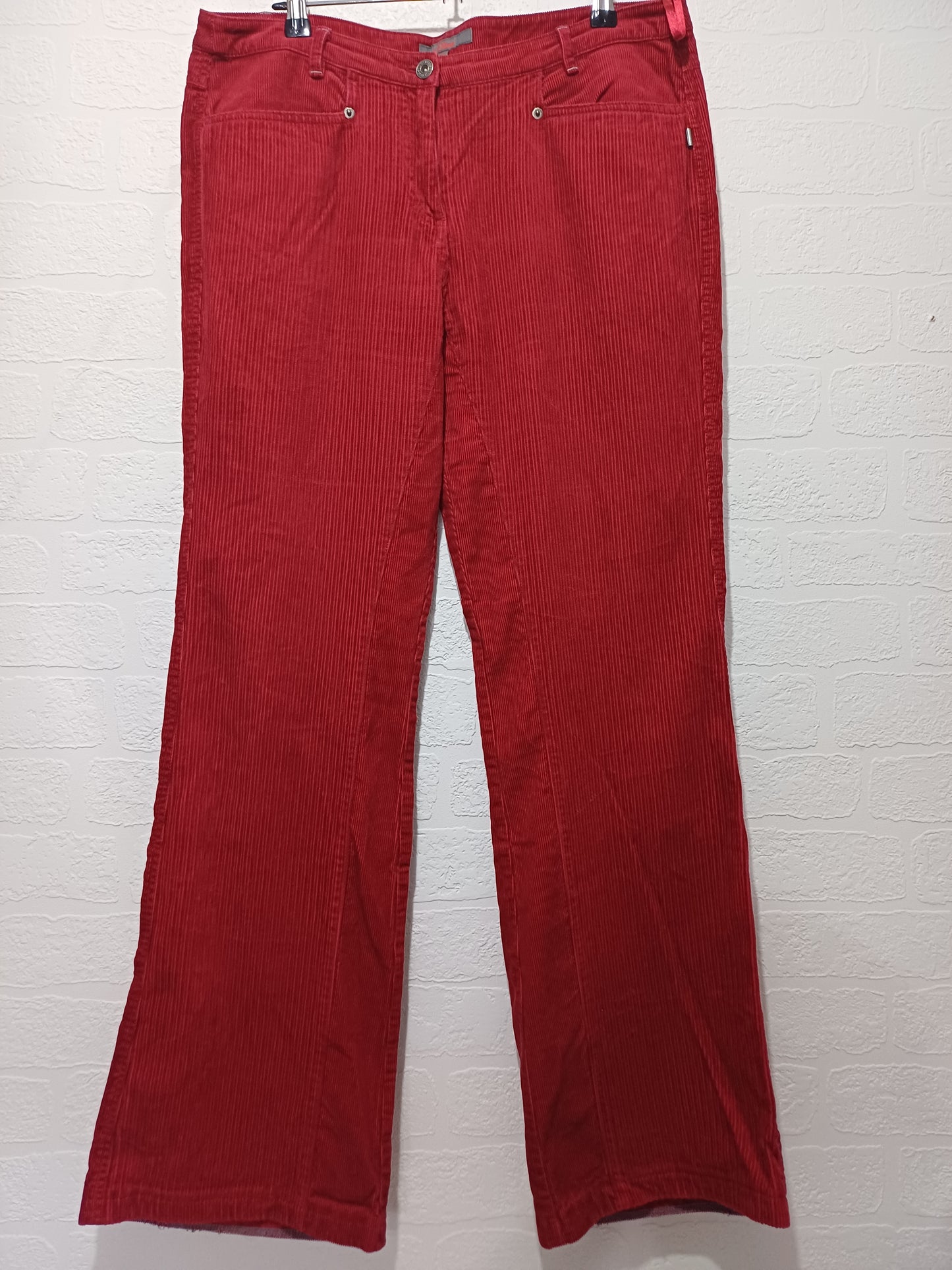 S.Oliver Corduroy Flared Trousers Size 40 - Very Good Condition