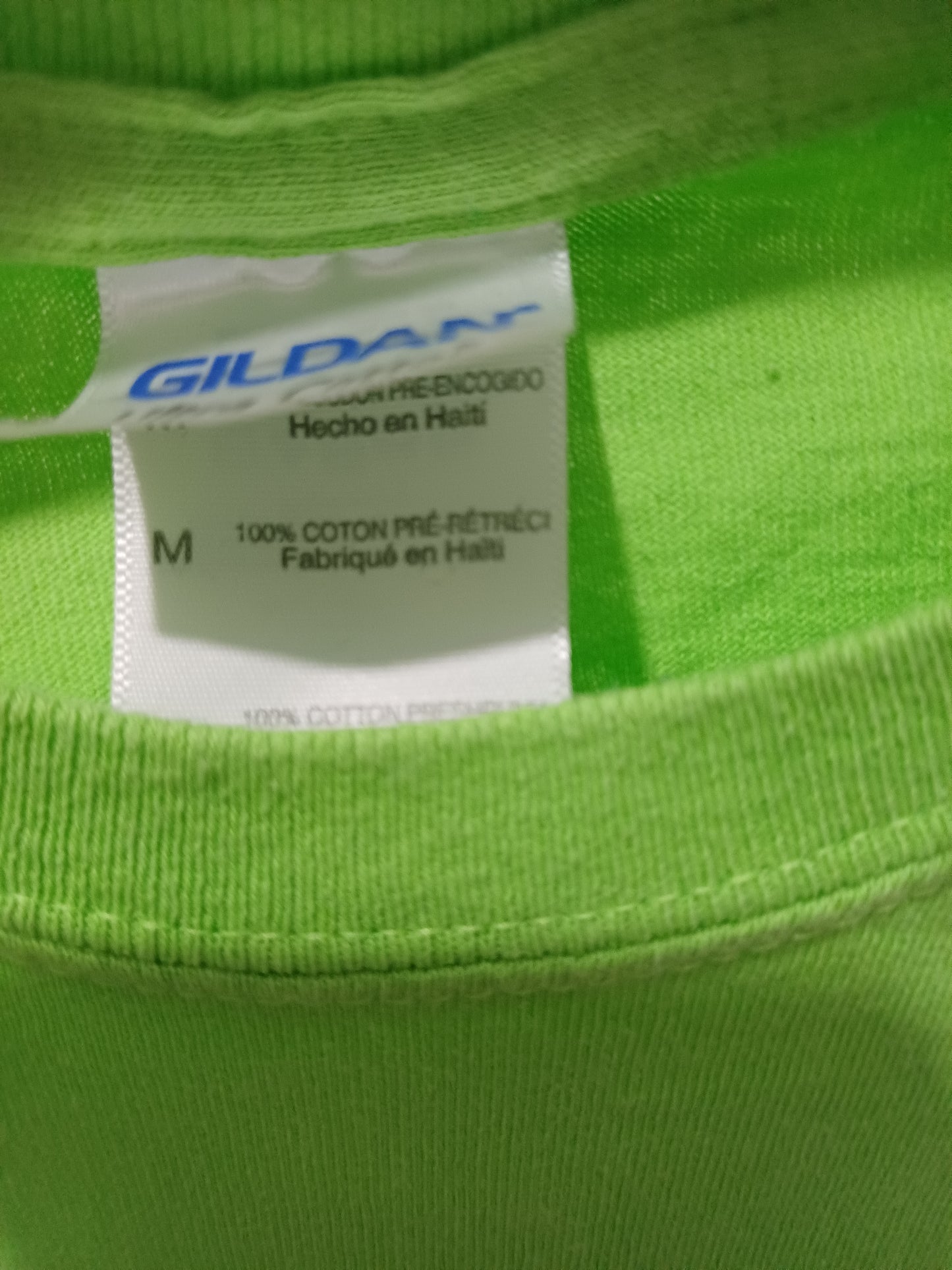 Gildan Green See No Evil Hear No Evil Speak No Evil Graphic Tee Medium 19" PTP - Good Condition
