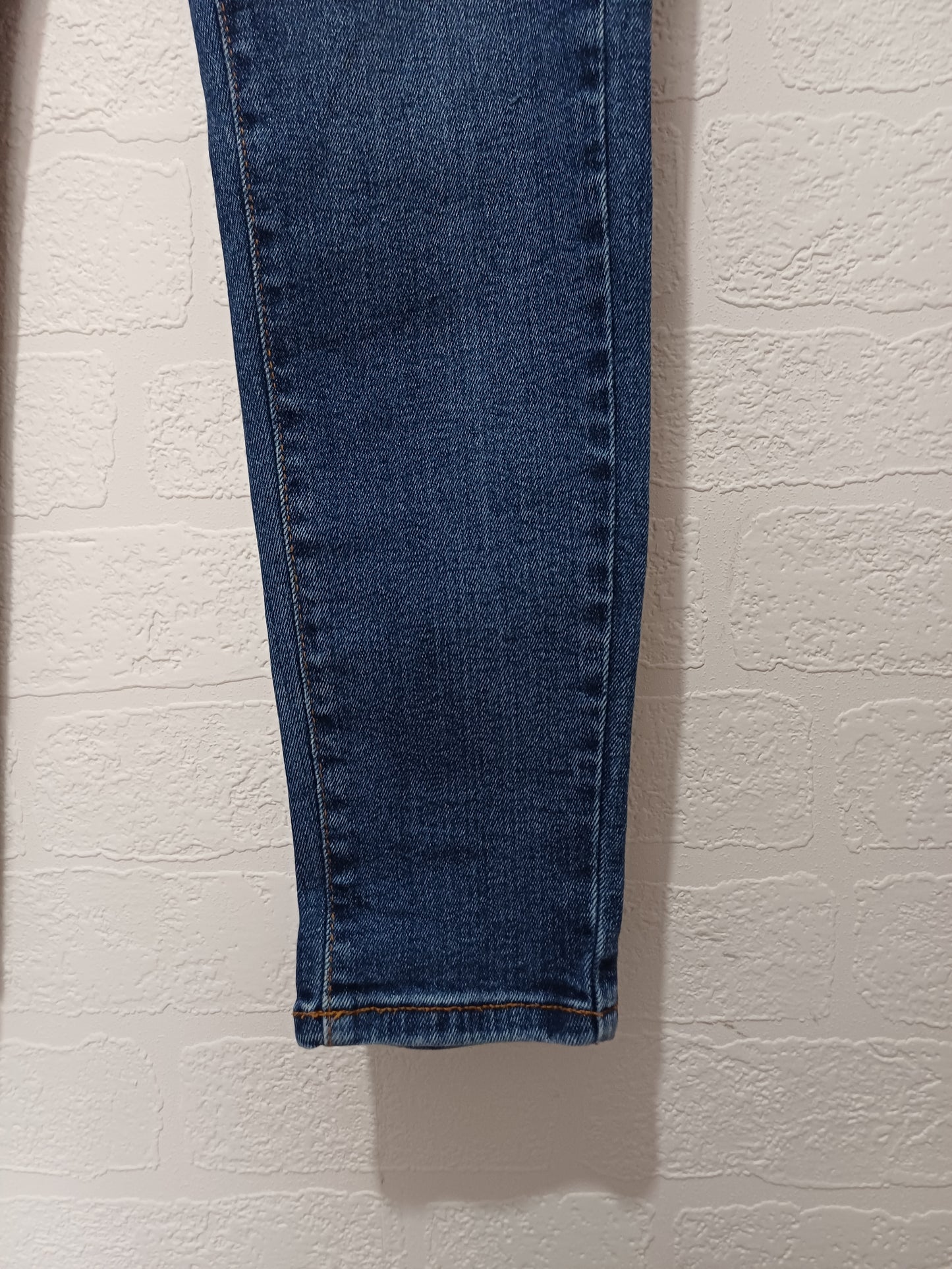 Zara Blue Skinny Stretch Jeans W28 L26 - Very Good Condition