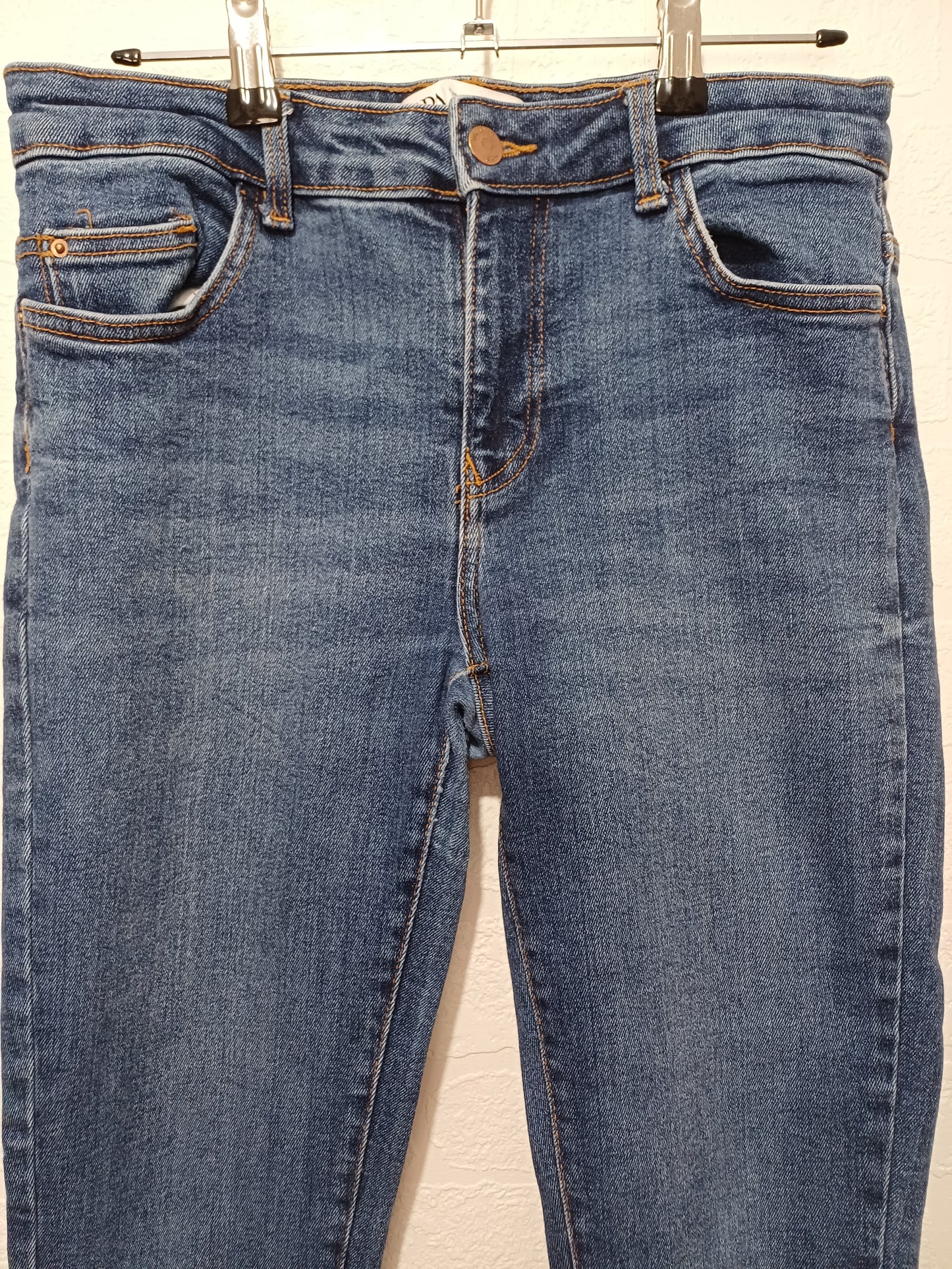 Zara Blue Skinny Stretch Jeans W28 L26 - Very Good Condition