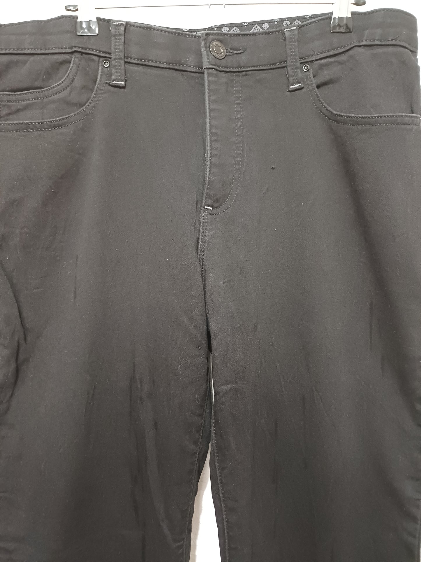 Platinum Faded Glory Black Straight Leg Jeans W34 L29 - Good Condition