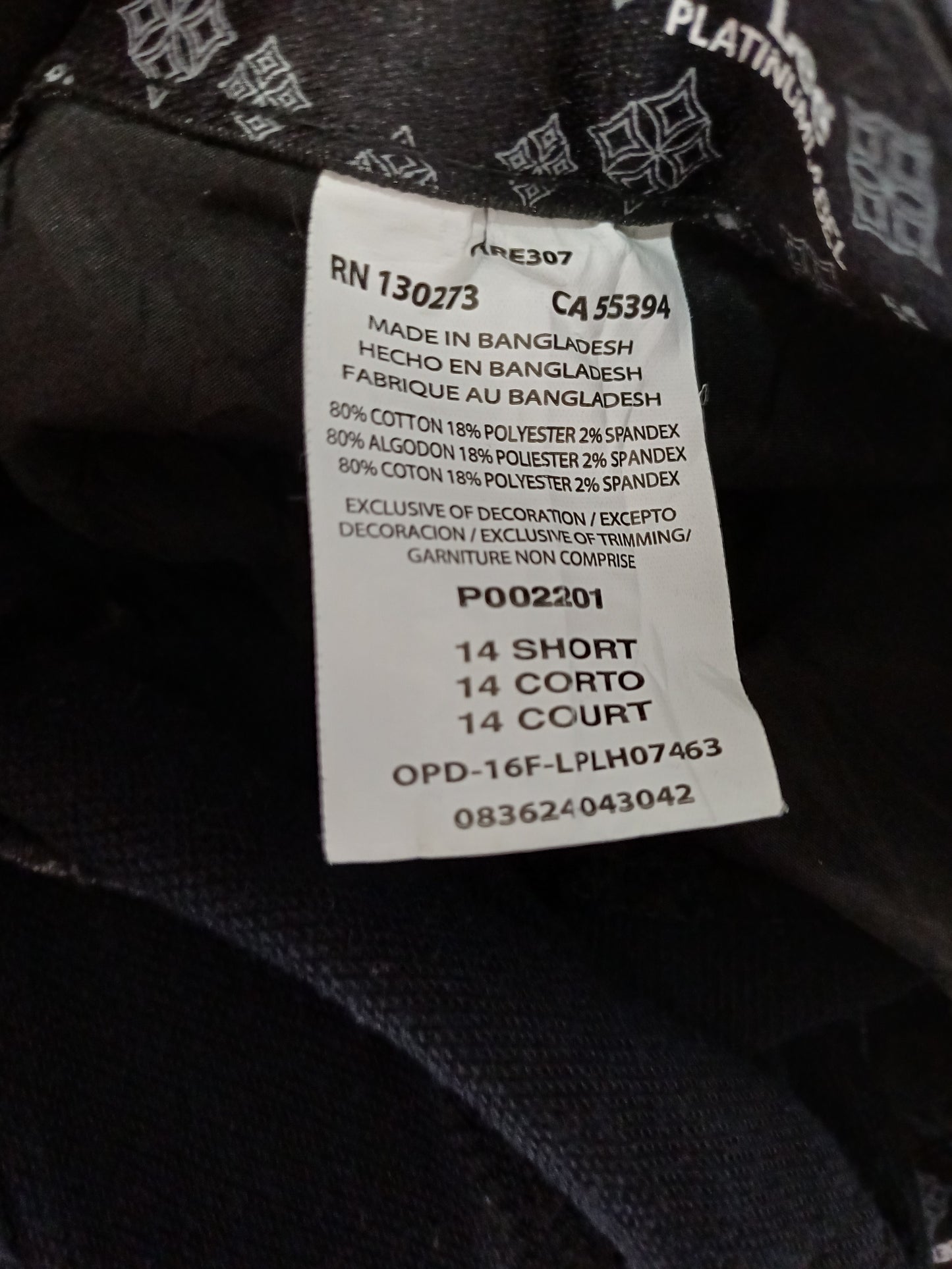 Platinum Faded Glory Black Straight Leg Jeans W34 L29 - Good Condition
