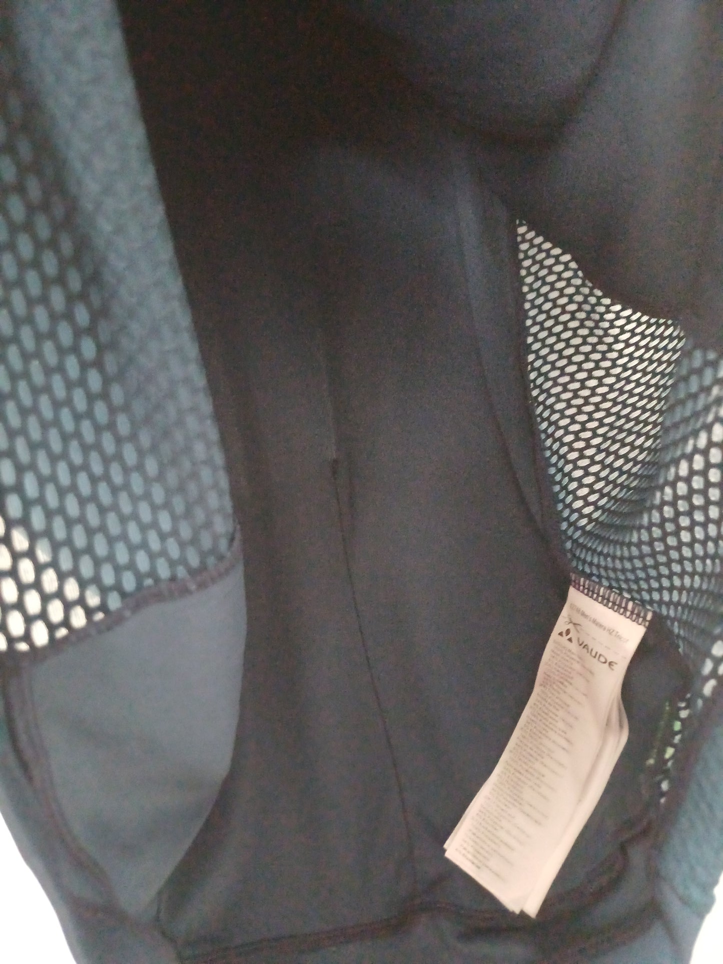 Vaude Navy Blue And Blue Cycling Jersey Medium 19" PTP - Good Condition