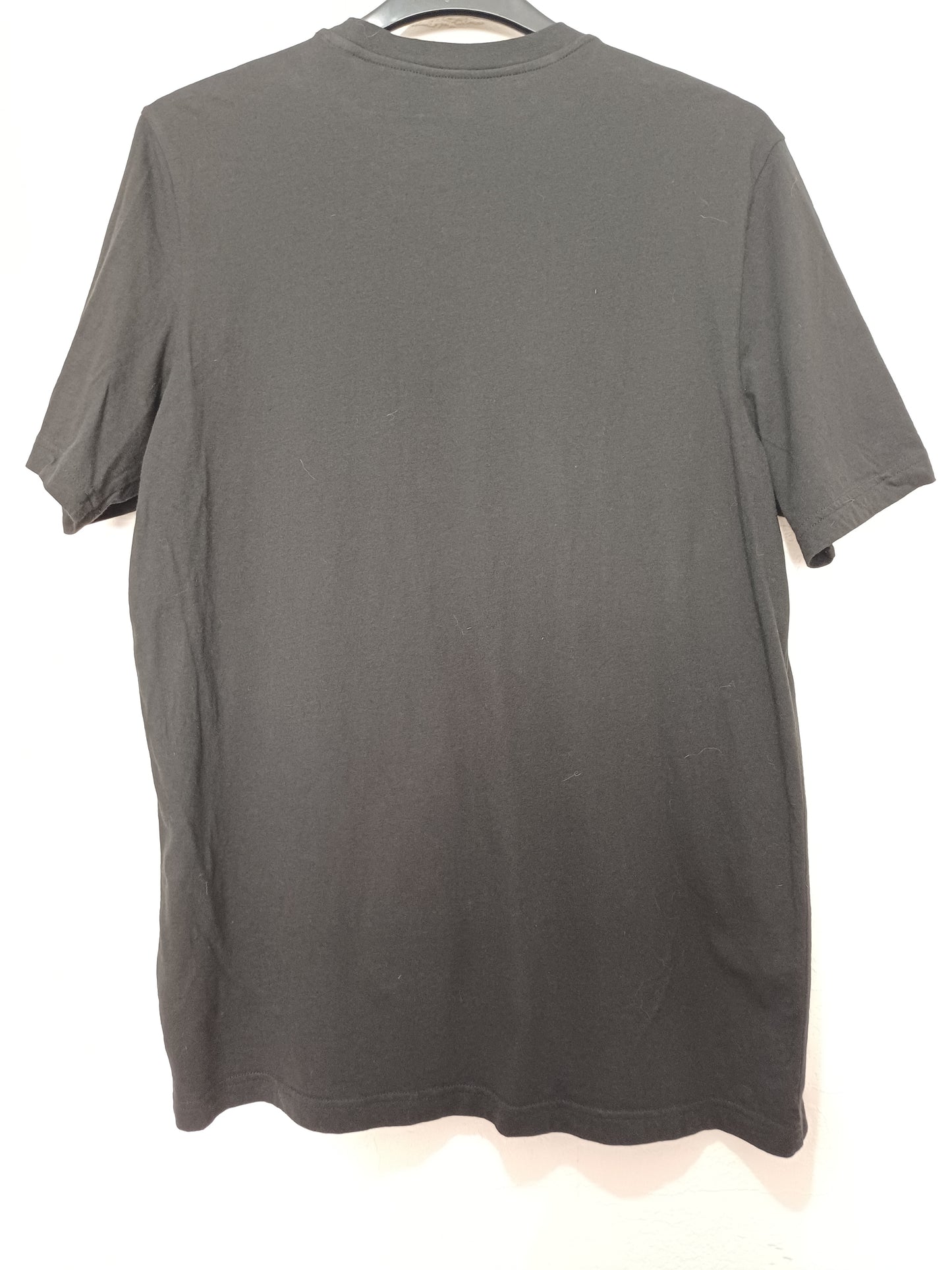 Adidas Black T-Shirt Medium 21" PTP - Good Condition