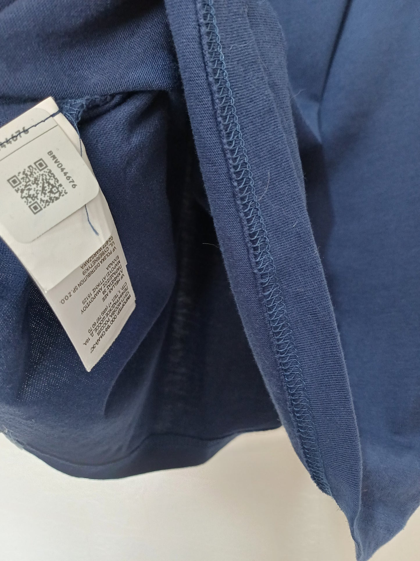 The North Face Blue and Black T-Shirt XS 17" PTP - Very Good Condition